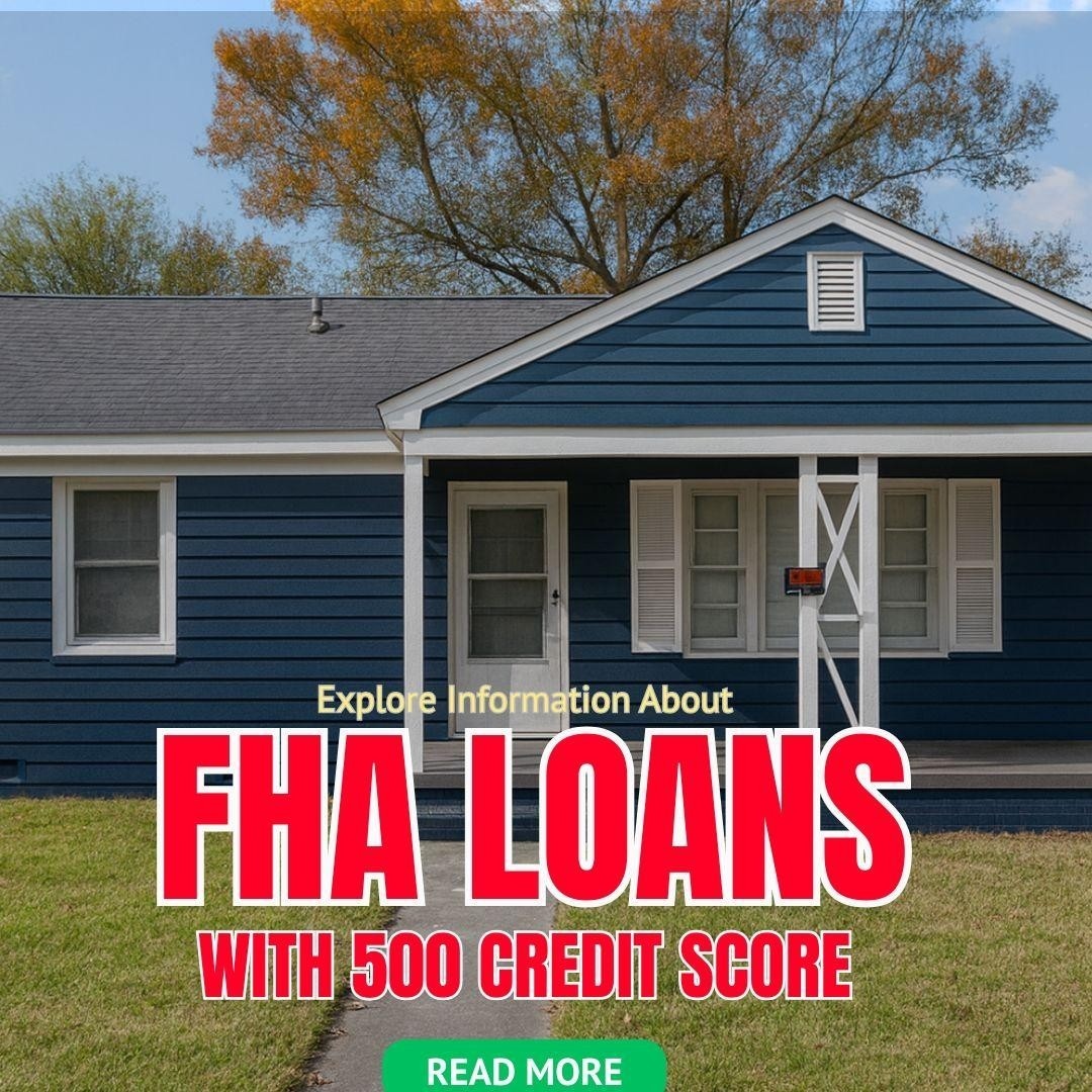 Finance Focus Facebook ad: FHA Loan 500 Credit Score Entry To Home Ownership