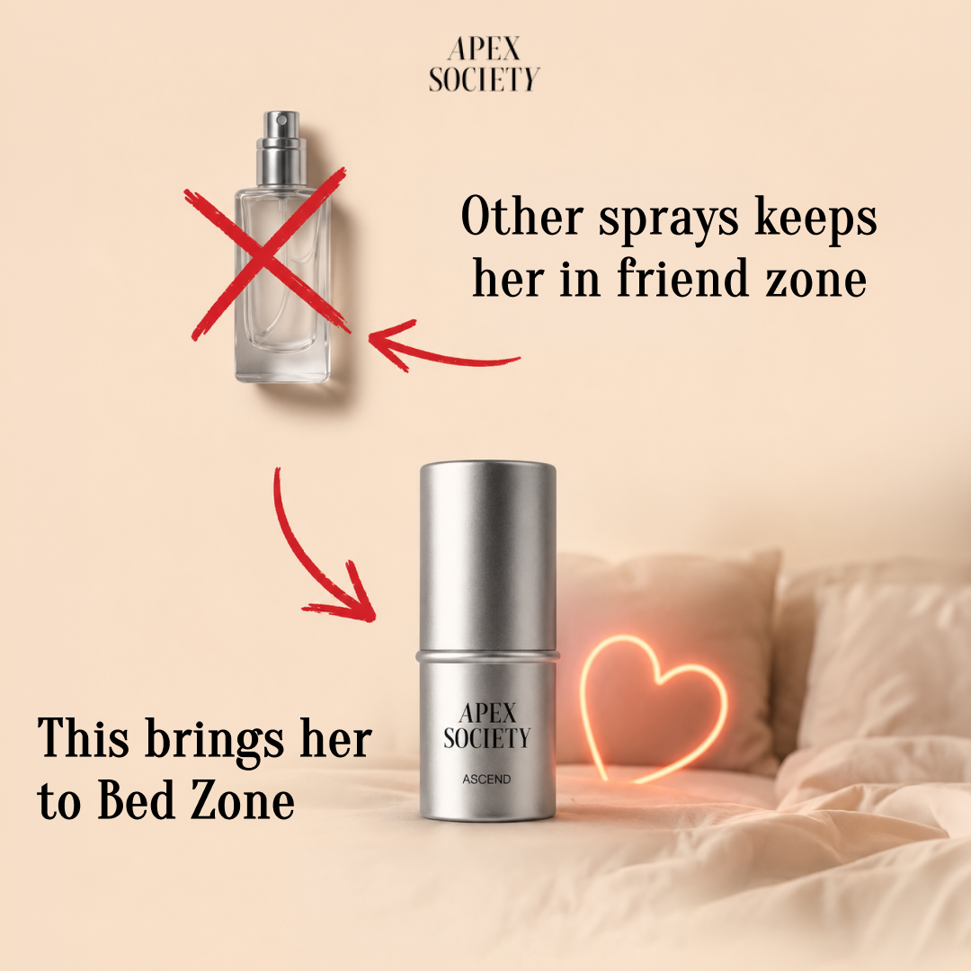 Apex Society - Solid Cologne Stick Facebook ad: The Scent That Makes Her Lean In