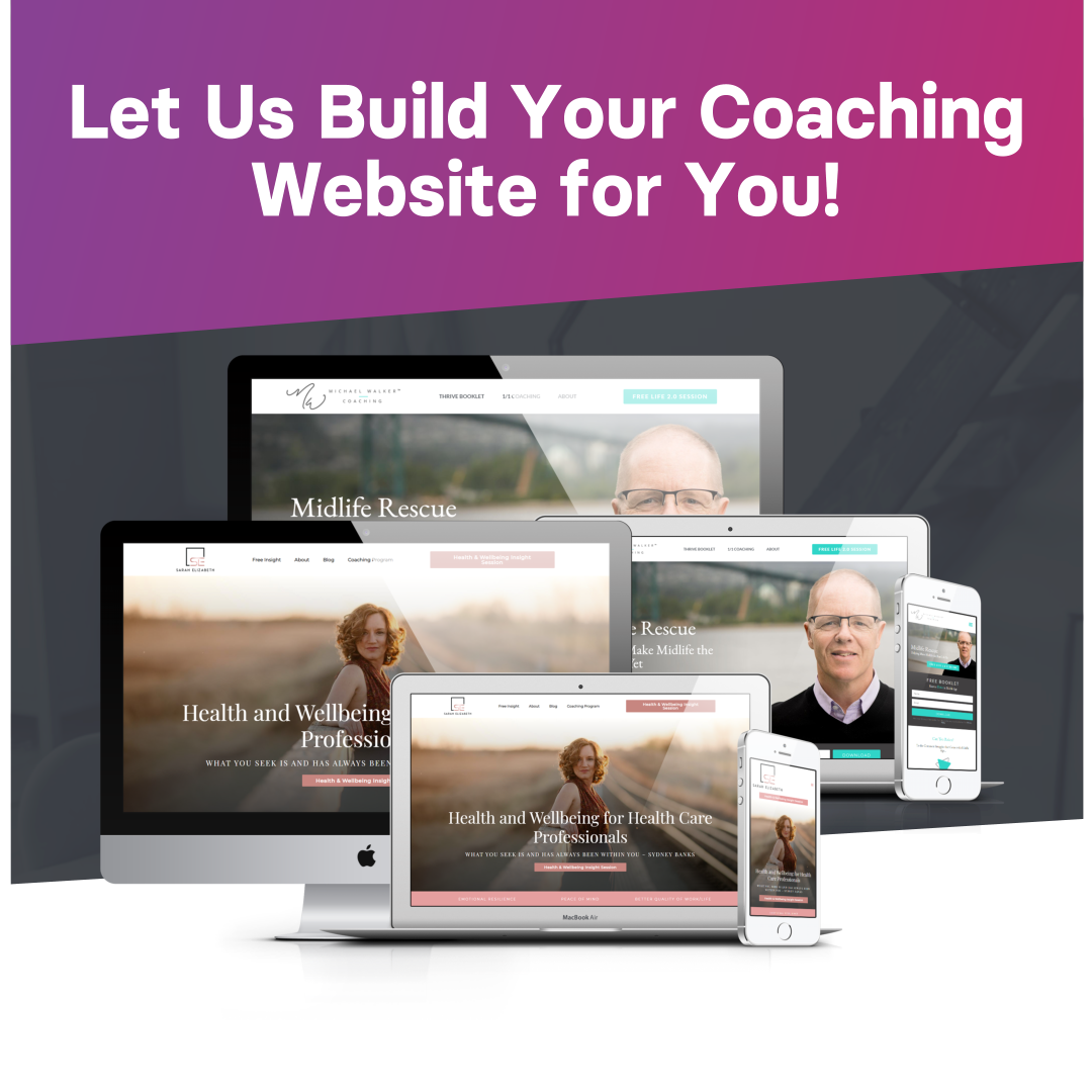 Swyft Sites Facebook ad: Let Us Build Your Coaching Website for You