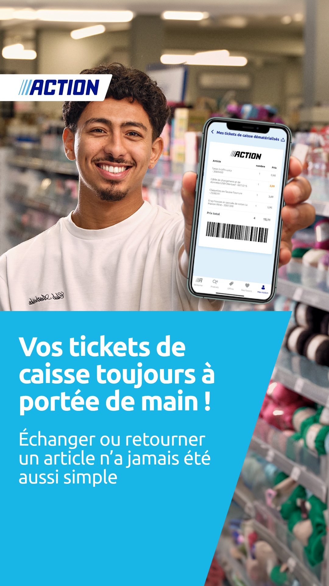 Action Facebook ad