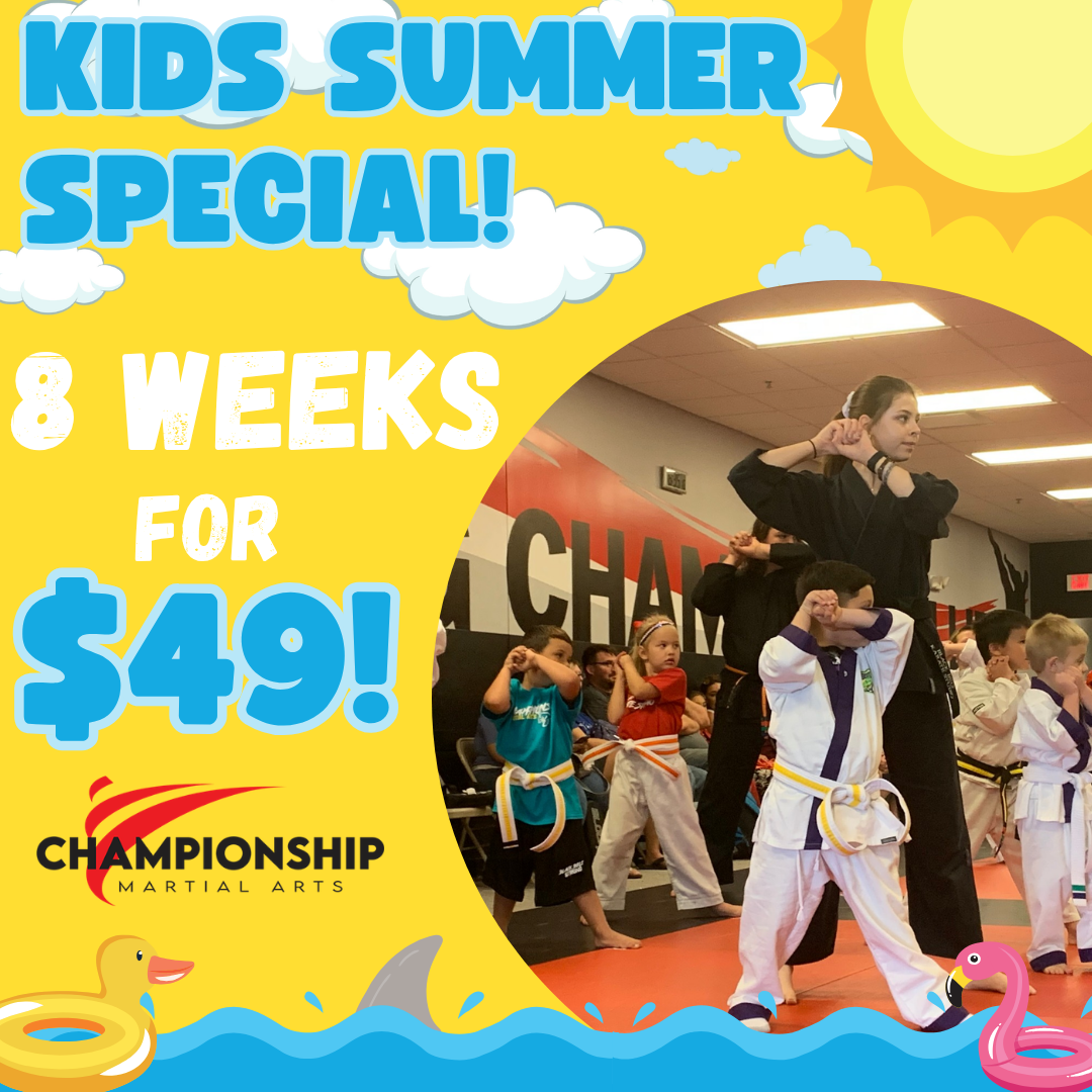 Championship Martial Arts - Kenosha Facebook ad
