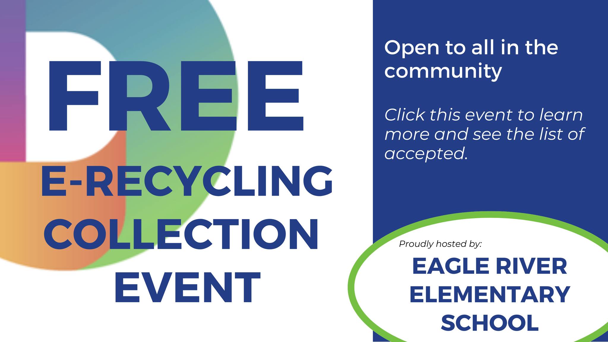 Dynamic Lifecycle Innovations Facebook ad: Eagle River, WI: Recycle Your Electronics For FREE - Open…