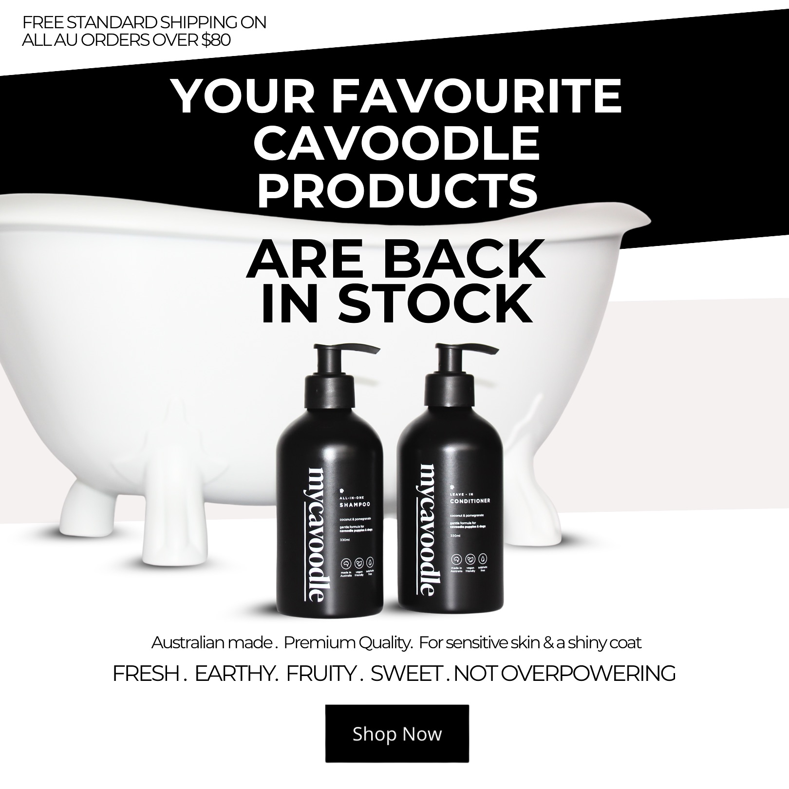 Mycavoodle.com.au Facebook ad