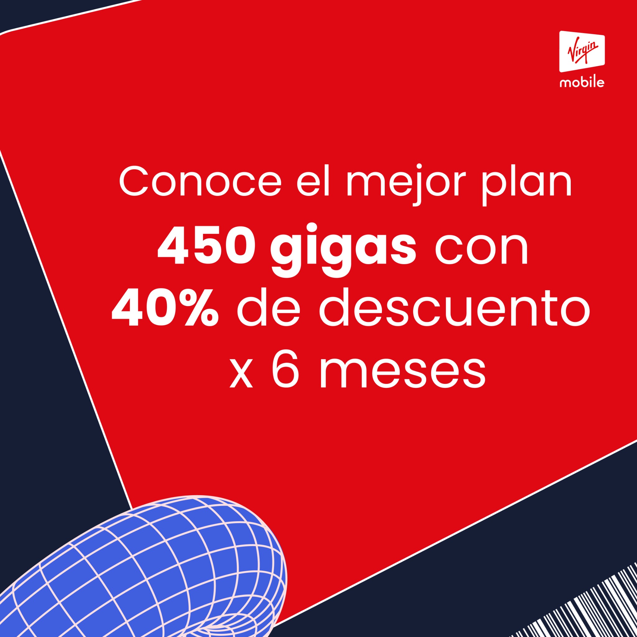 Virgin Mobile Chile Facebook ad
