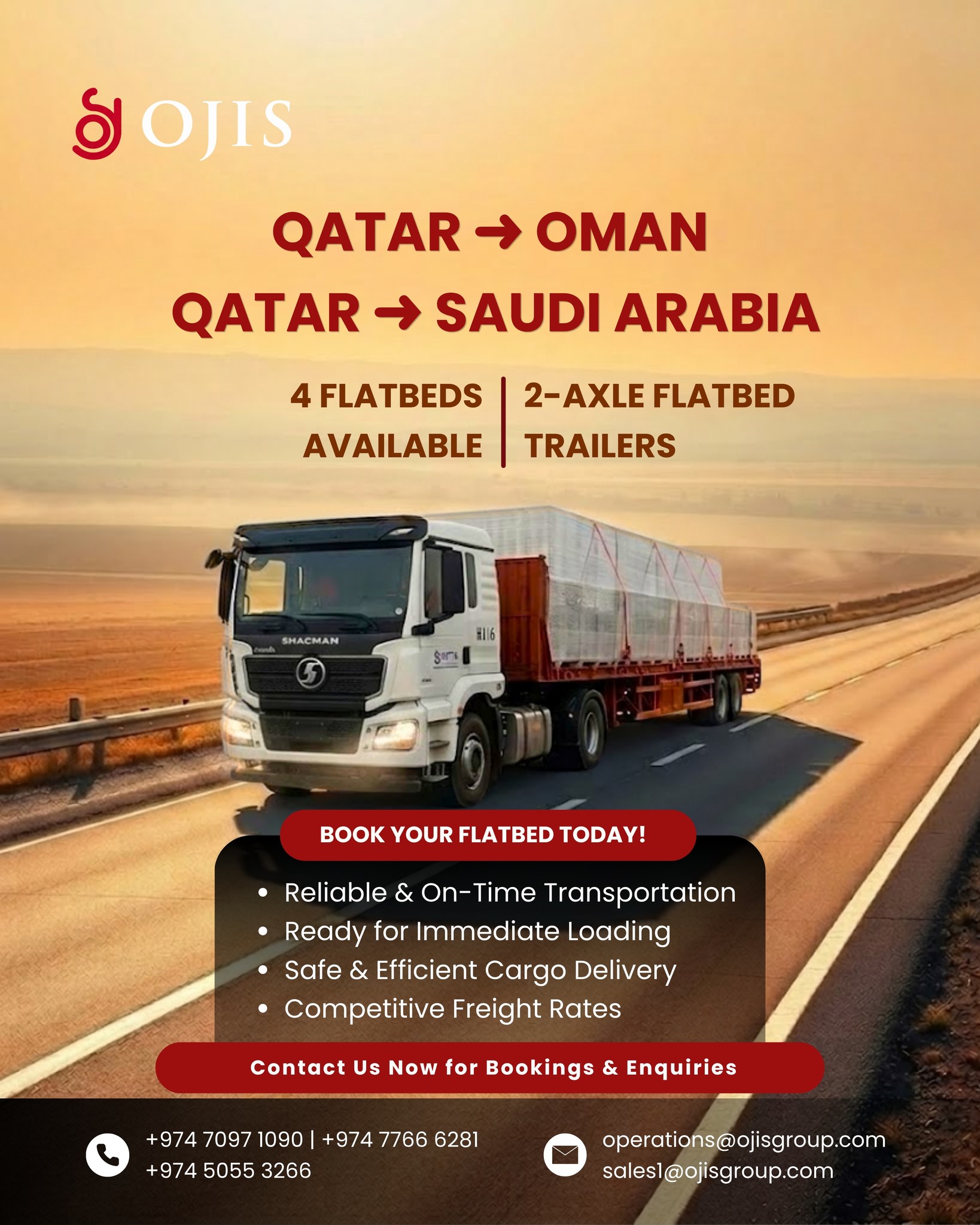 OJIS Trading & Transportation Services Facebook ad