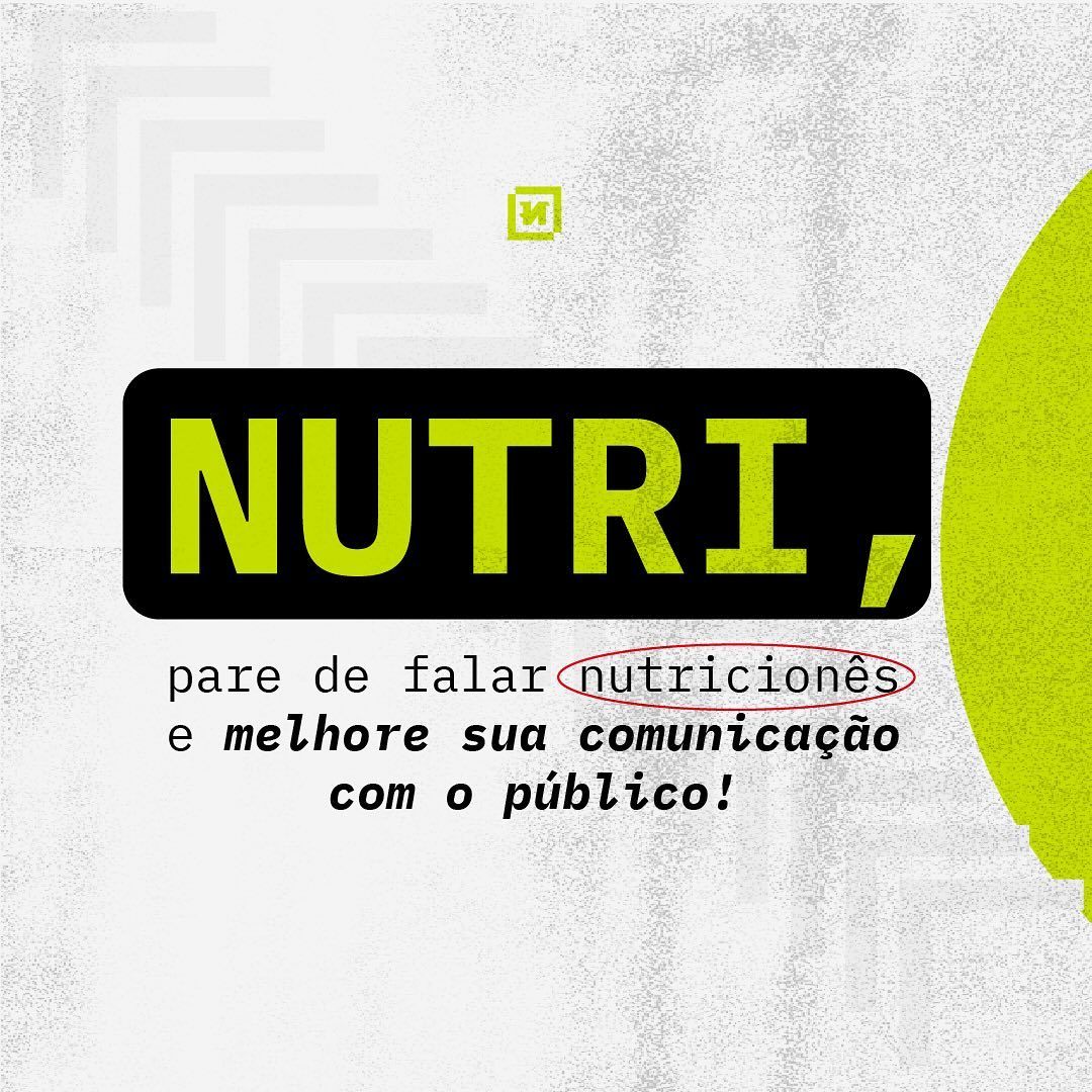 Nutri No Front Facebook ad: Nutri sabemos que você está acostumado com termos…