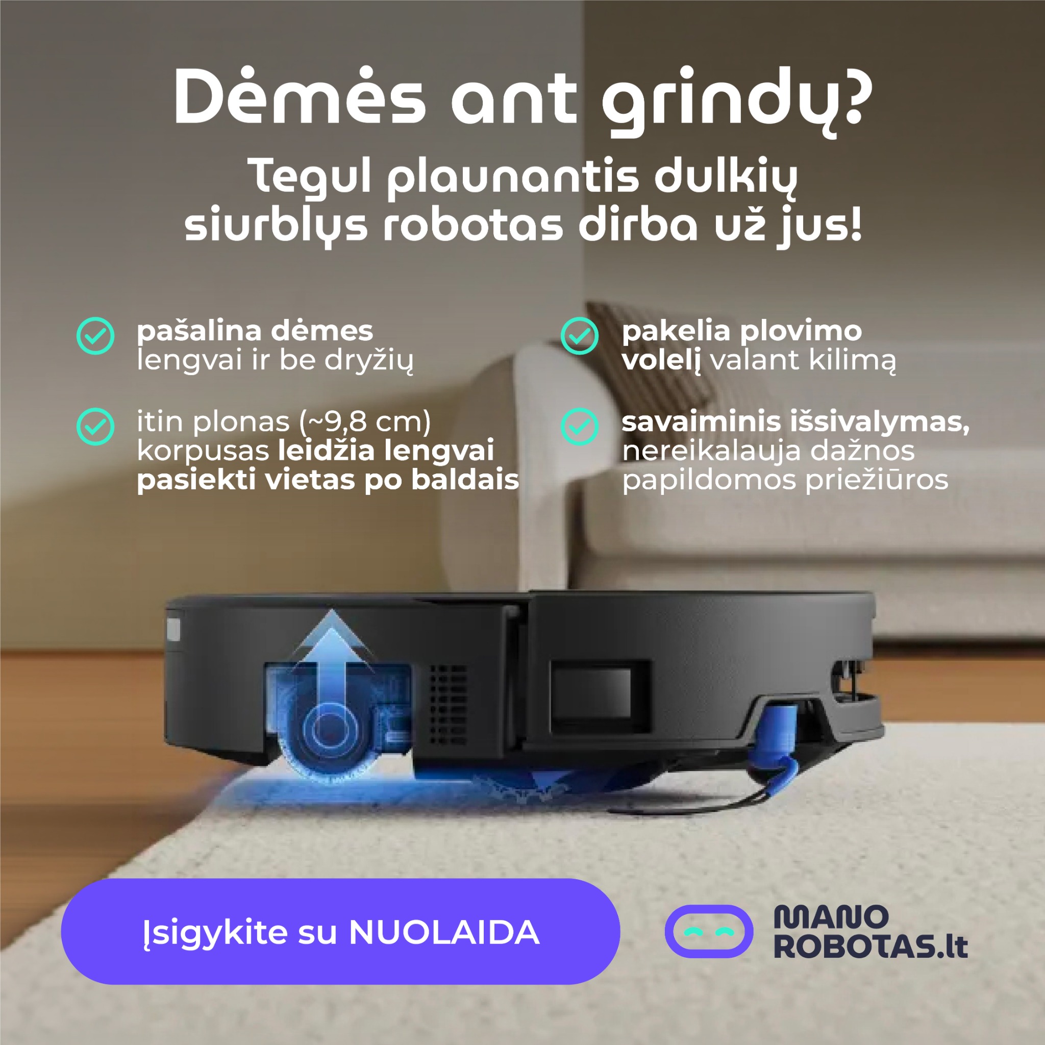 manorobotas.lt Facebook ad