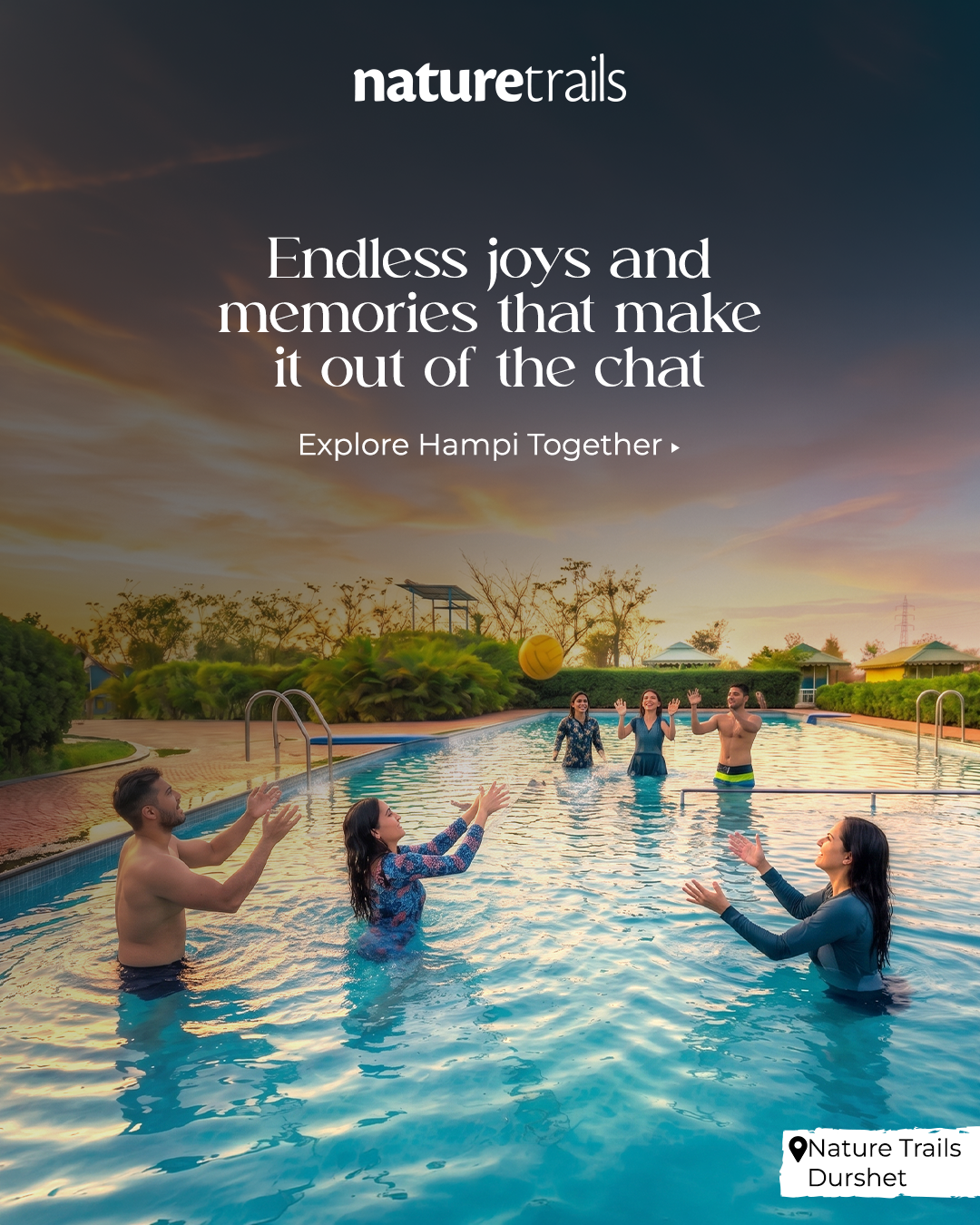 NatureTrails Facebook ad: Whether it's a family getaway, a long-overdue reunion…