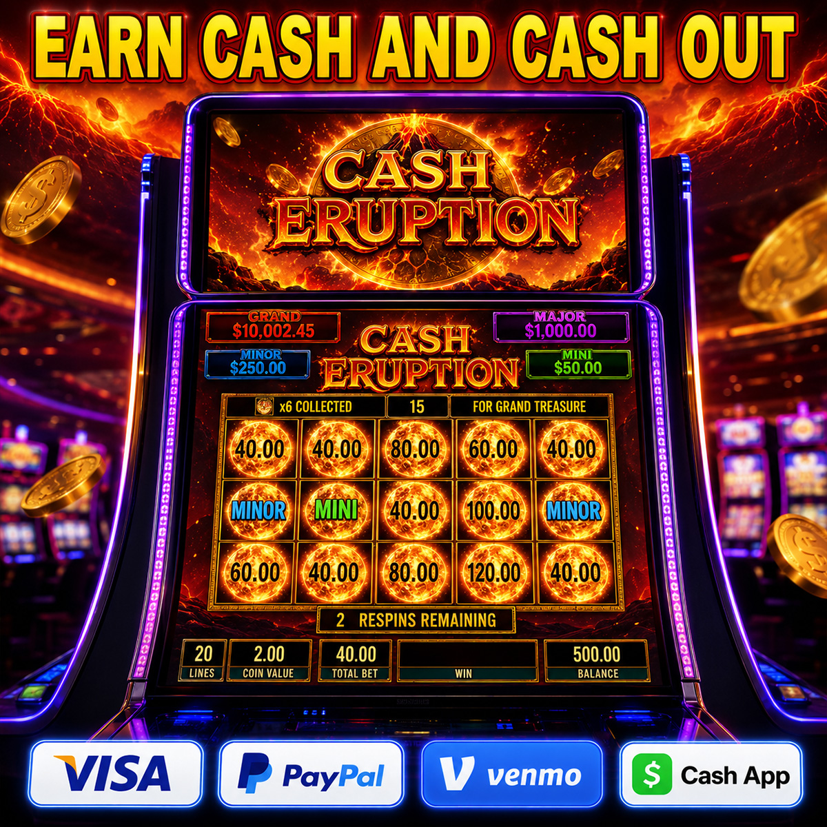 Bruno Reels Casino Facebook ad