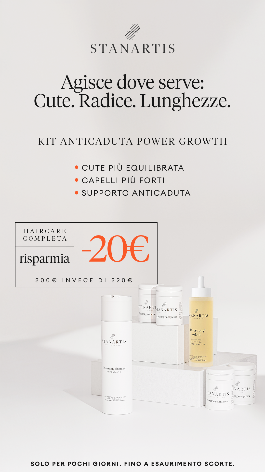 Stanartis Facebook ad: Dermocosmesi e anticaduta capelli | Stanartis