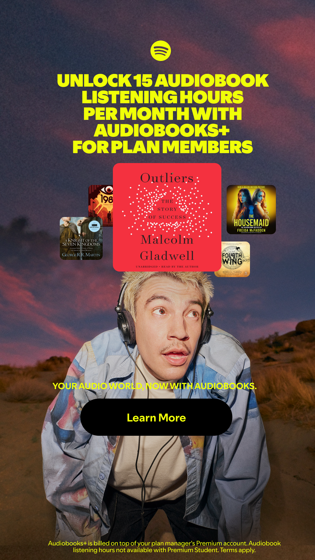 Spotify Facebook ad