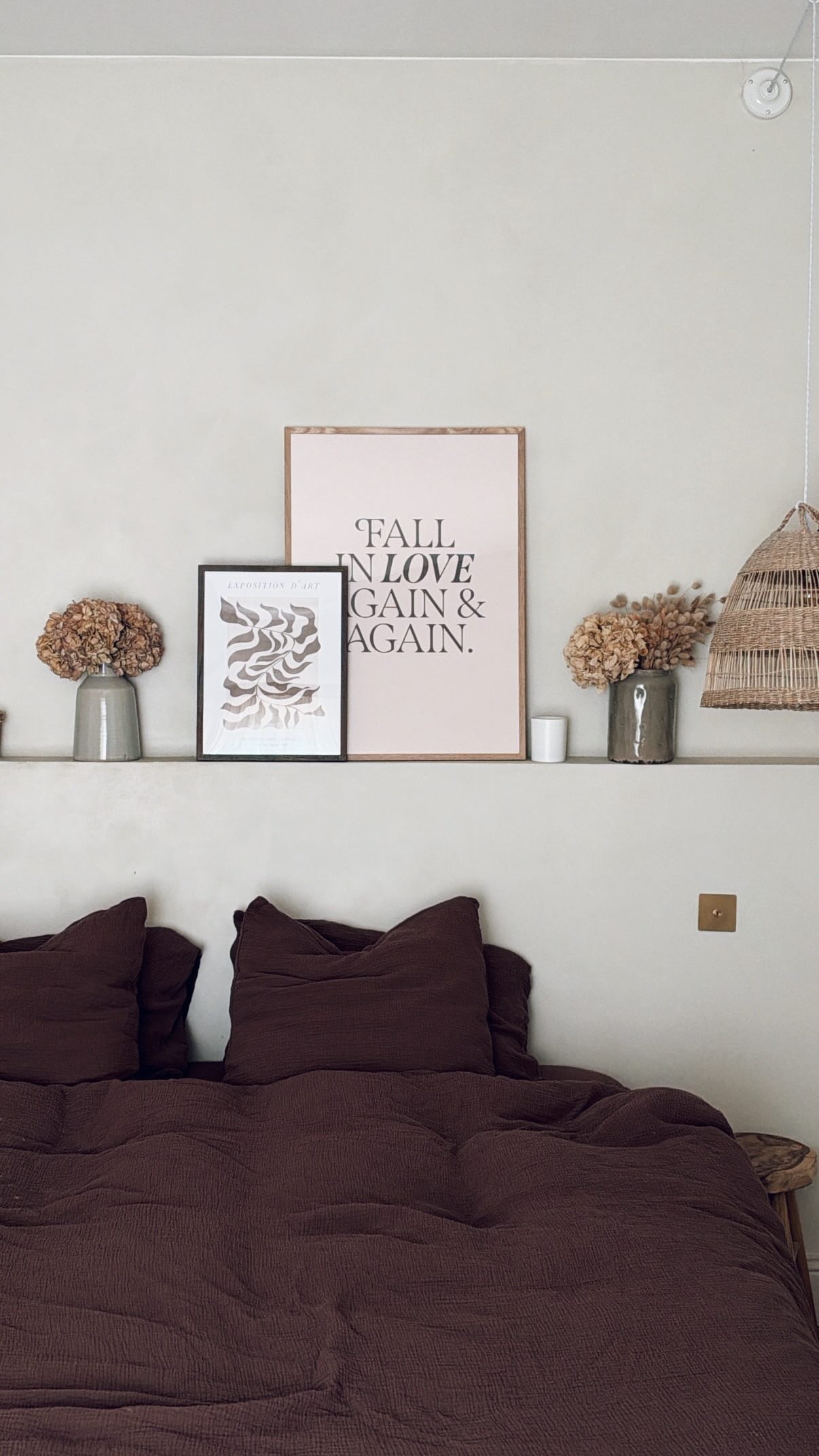 Desenio Facebook ad: La chambre est parée pour l’automne