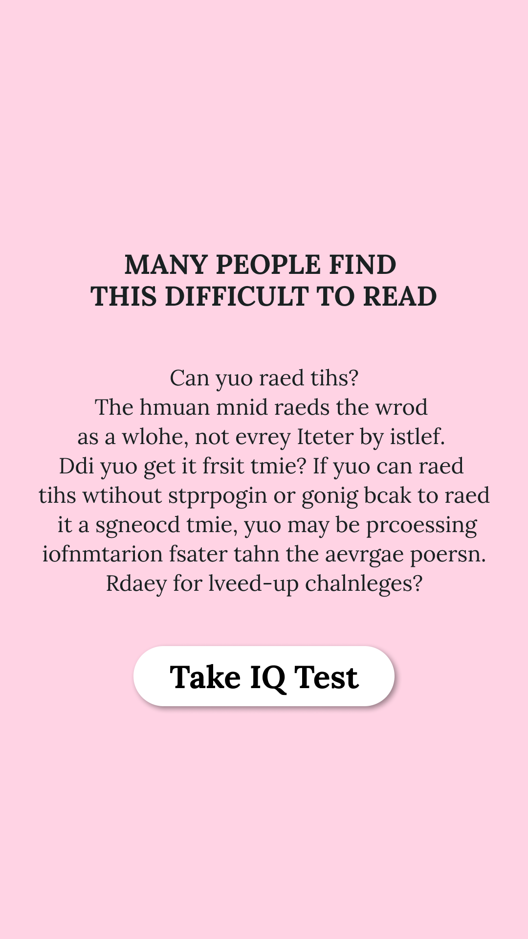 Brain Health Check Facebook ad