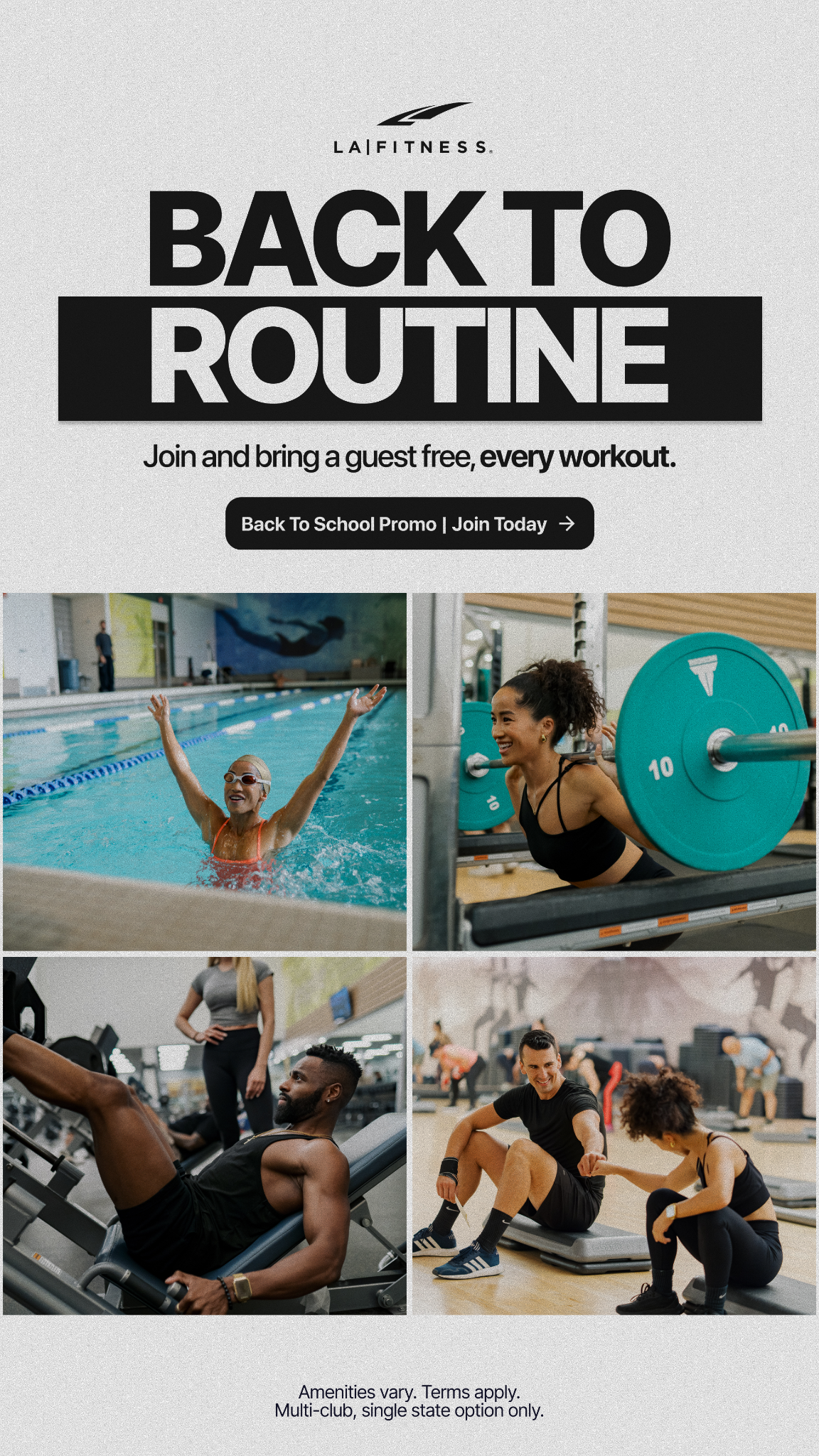 LA Fitness Facebook ad
