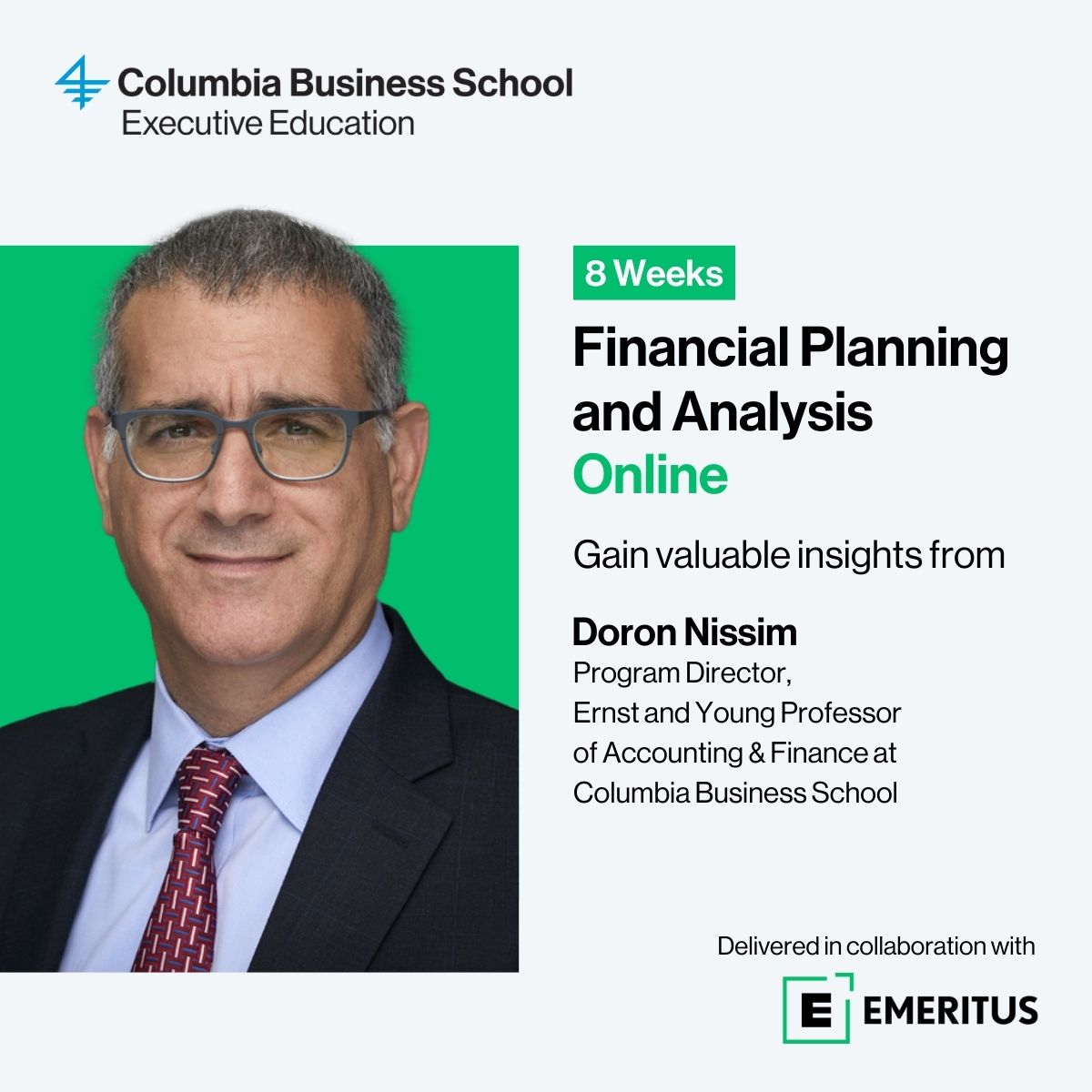 Columbia Business School Executive Education Facebook ad