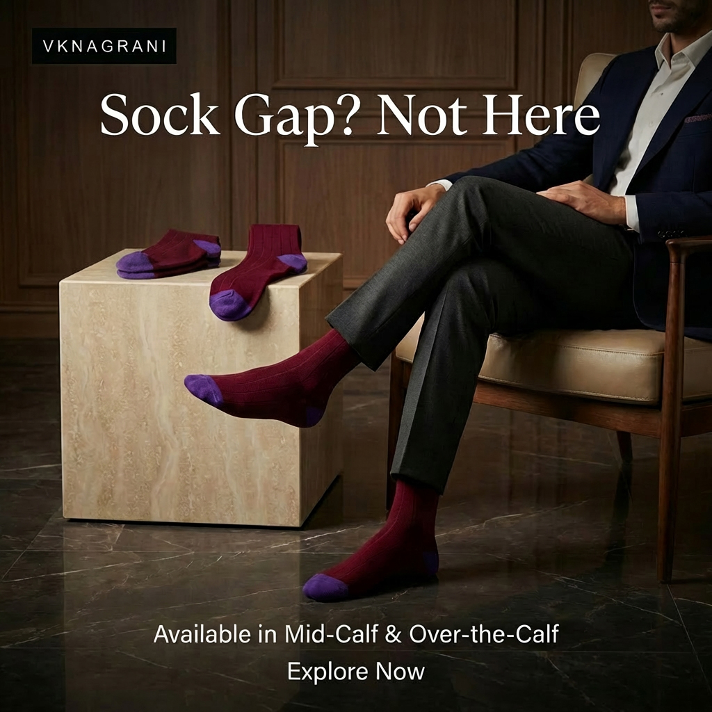 VK Nagrani Facebook ad: Refined Pima Cotton Socks