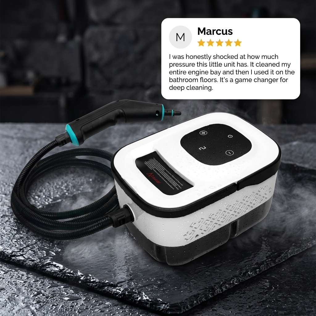 Sunnyale2 Facebook ad: Aless Portable High Steam Cleaner