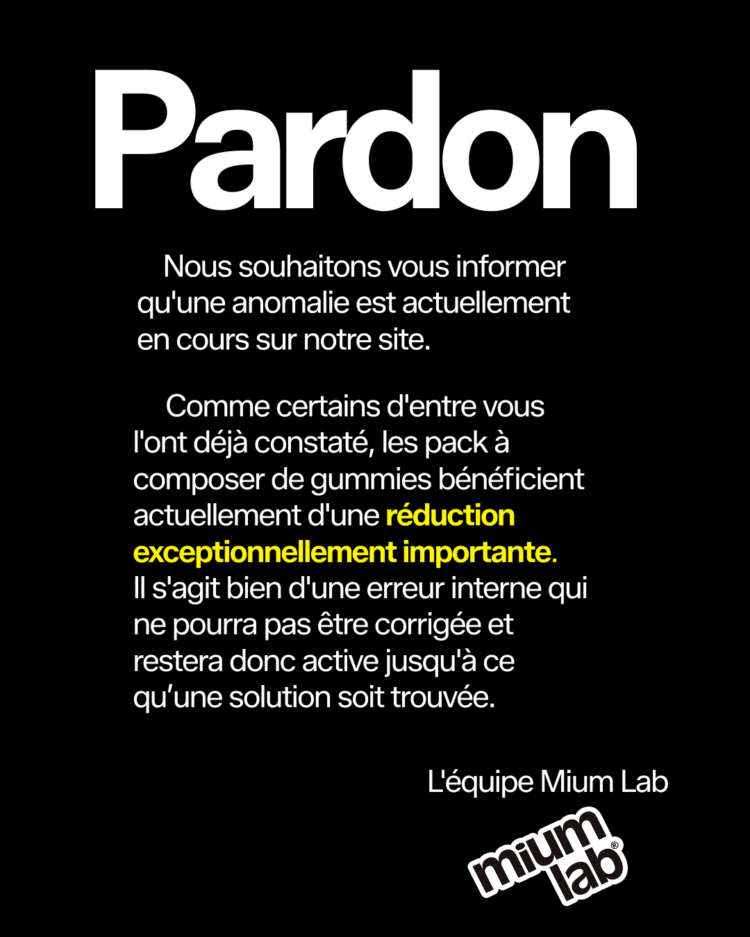 Mium Lab Facebook ad