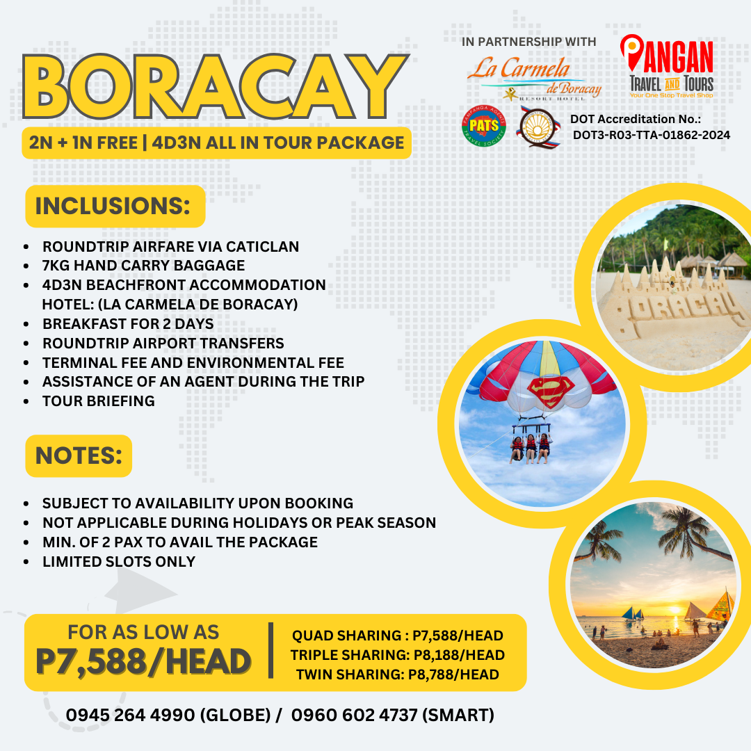 Pangan Travel and Tours Facebook ad