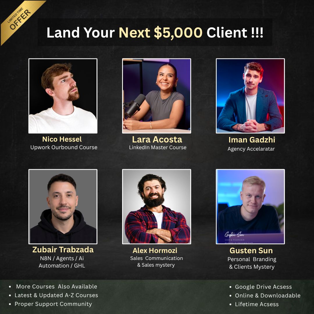 Crack Courses Facebook ad: Master the art of high-ticket client.
