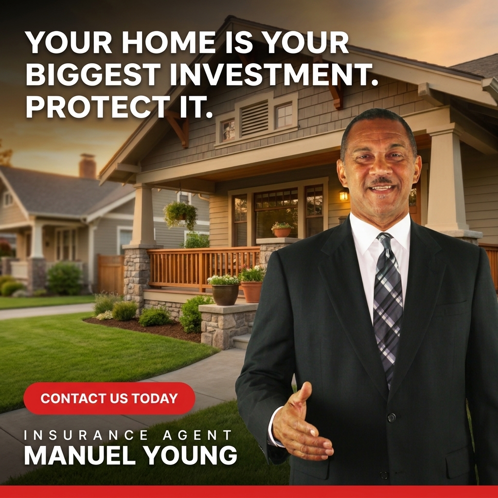 Manuel Young-State Farm Agent Facebook ad