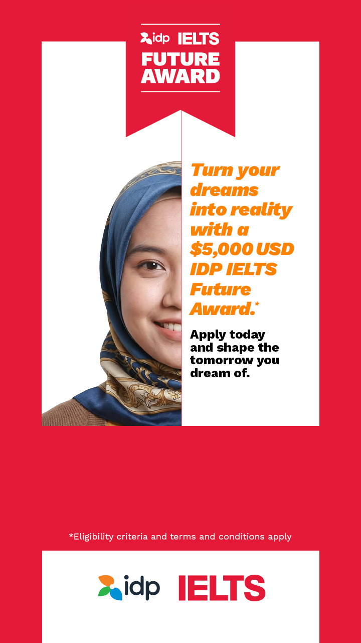 IELTS by IDP Facebook ad