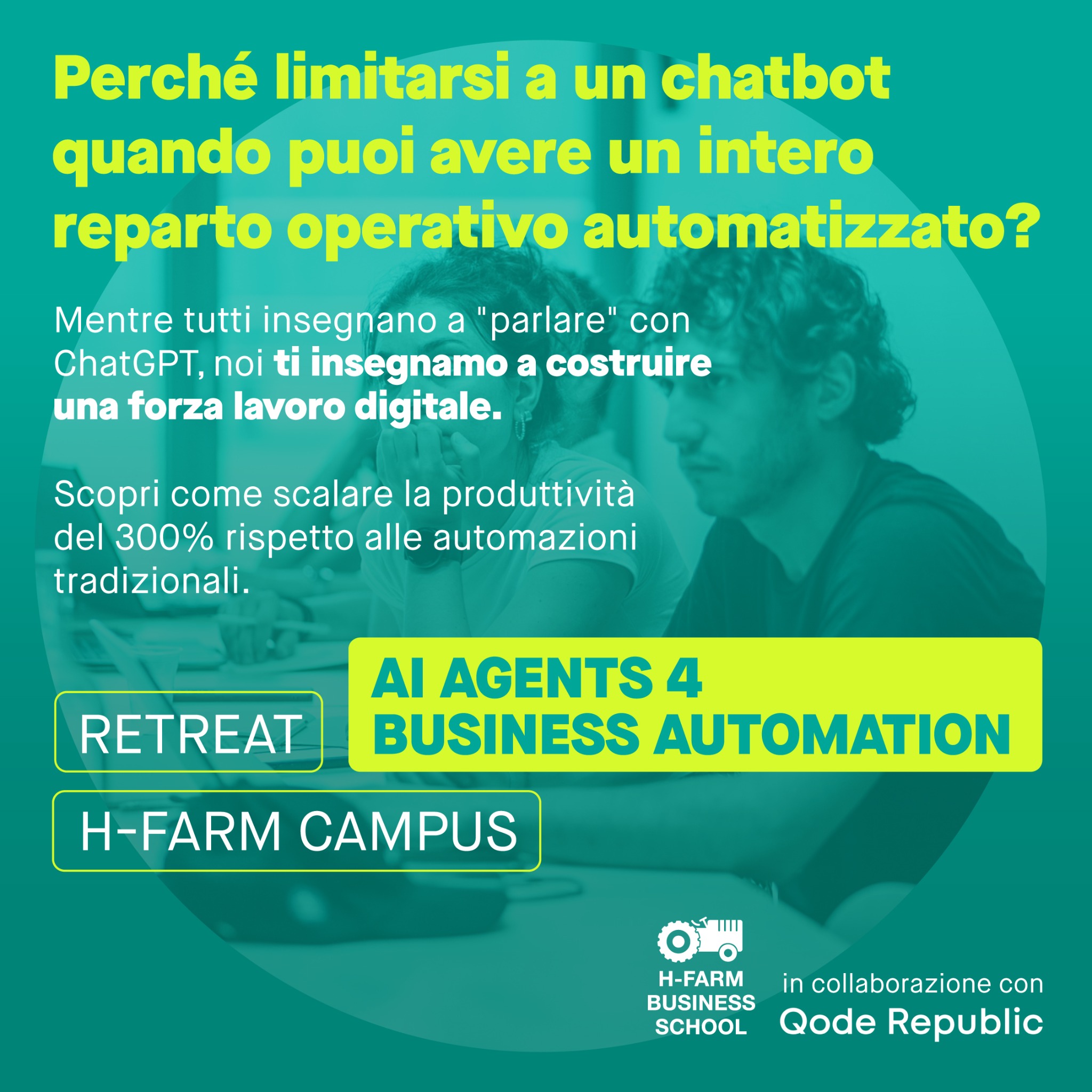 H-FARM Business School Facebook ad