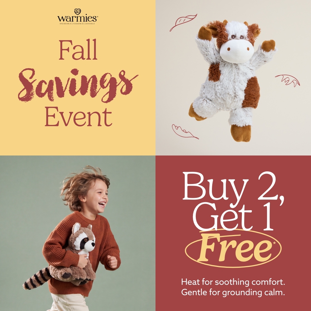 Warmies USA Facebook ad: Your Coziest Fall Deal