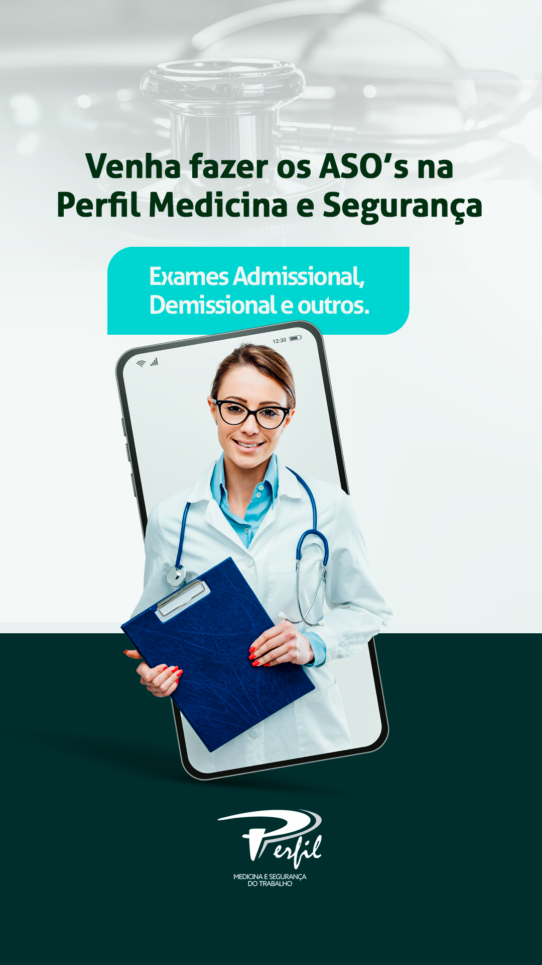 Perfil Medicina e Segurança do Trabalho Facebook ad from Sep 9, 2024