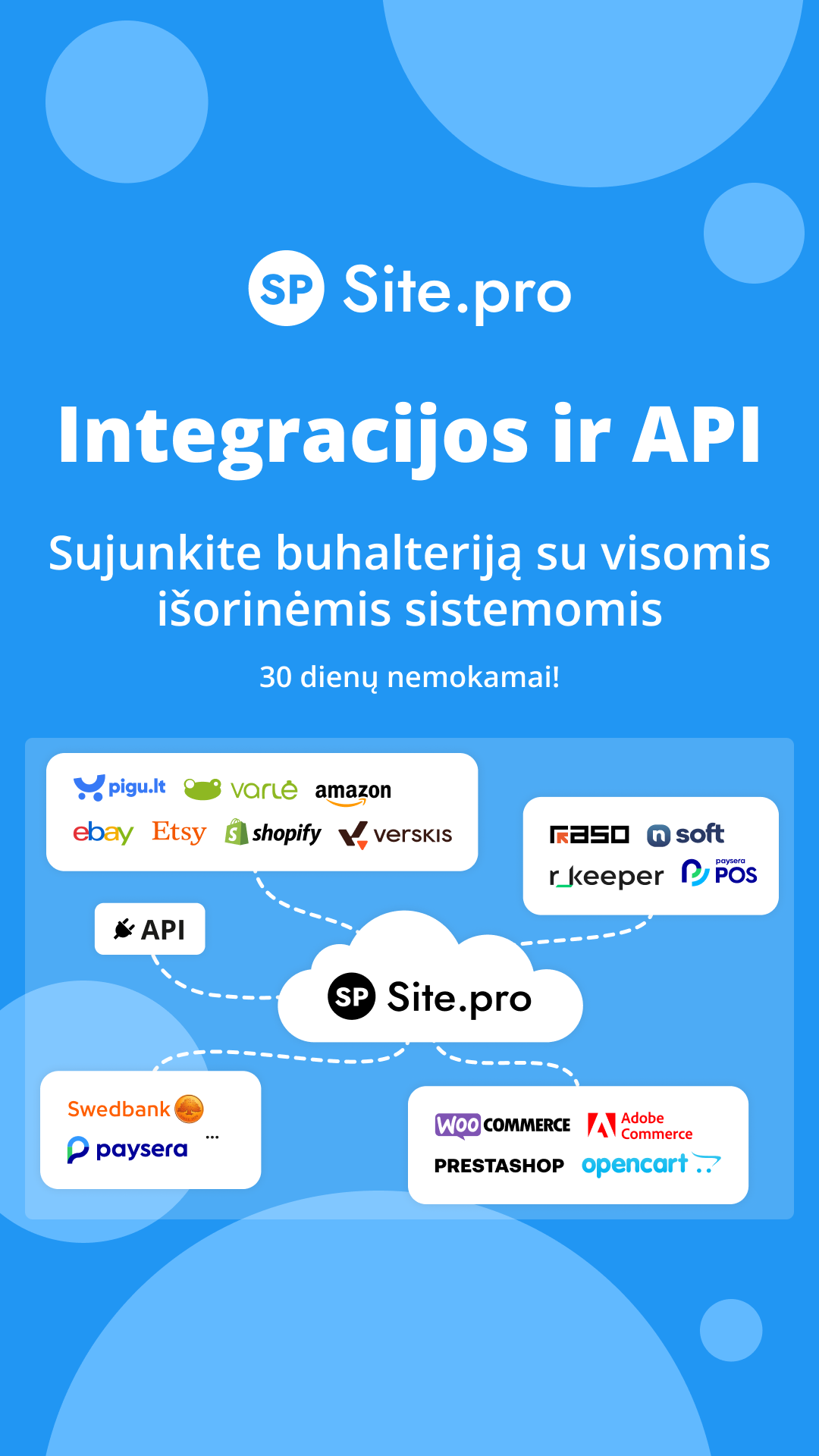 Site.pro - Apskaitos programa ir ERP Facebook ad