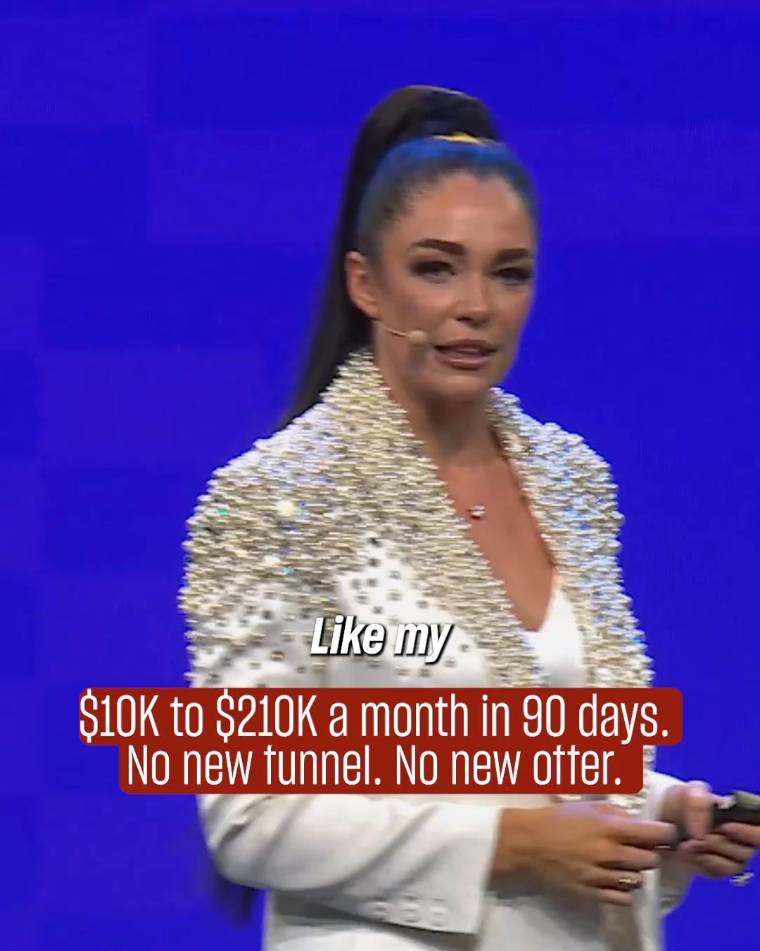 Mindvalley Facebook ad: Stop earning your next level. Start aligning to it.