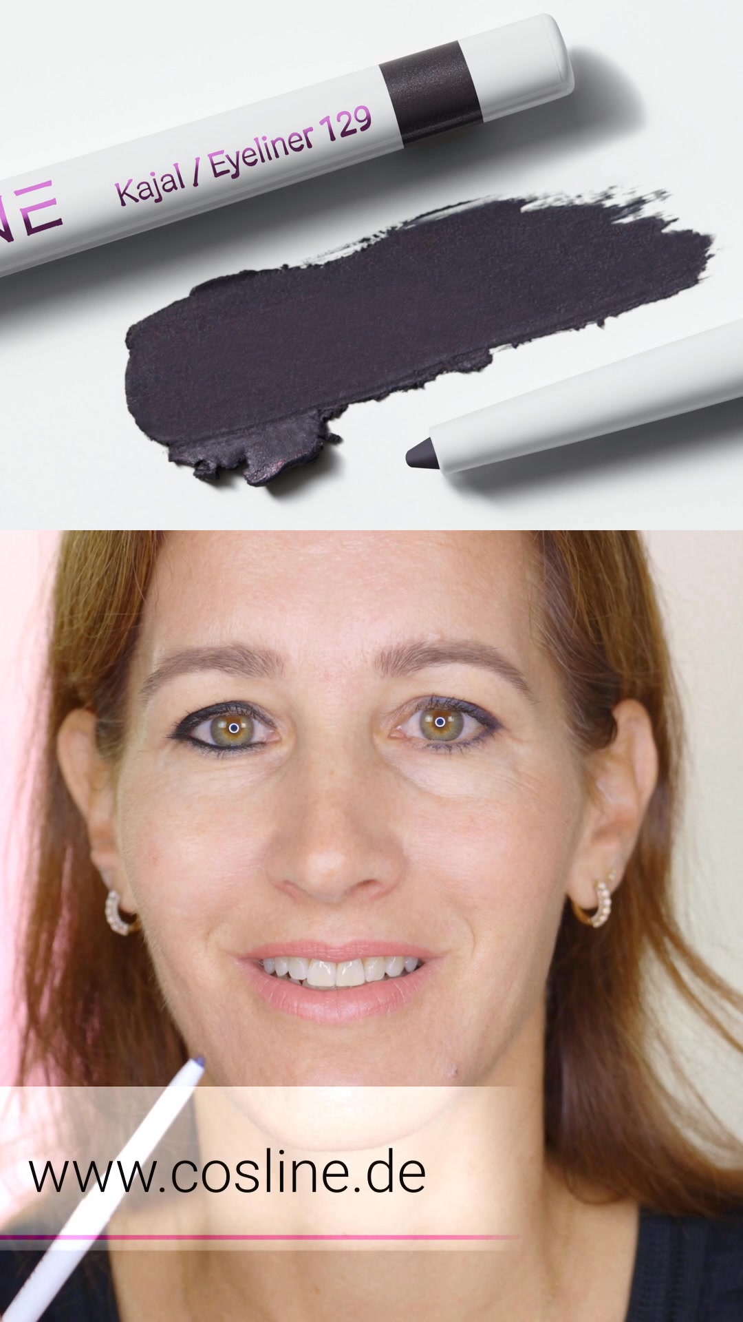 COSLINE Cosmetics Facebook ad: Aubergine 129