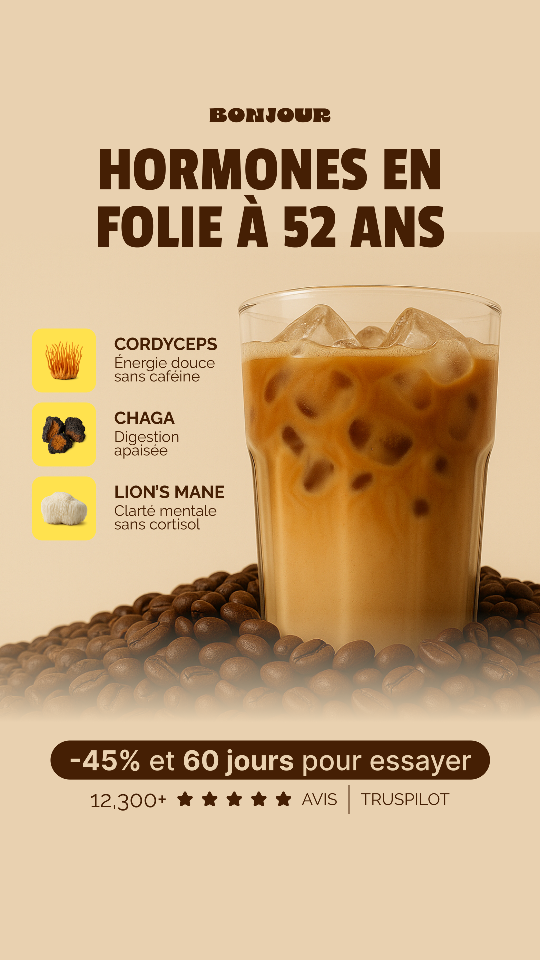 Bonjour Facebook ad