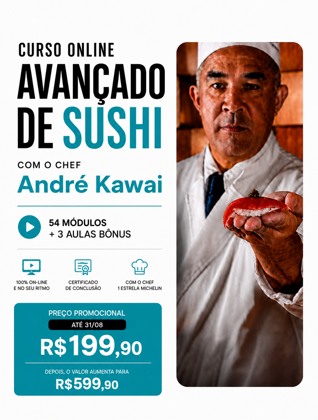 Nagoya School Facebook ad: OFERTA ACABA EM 31/08!