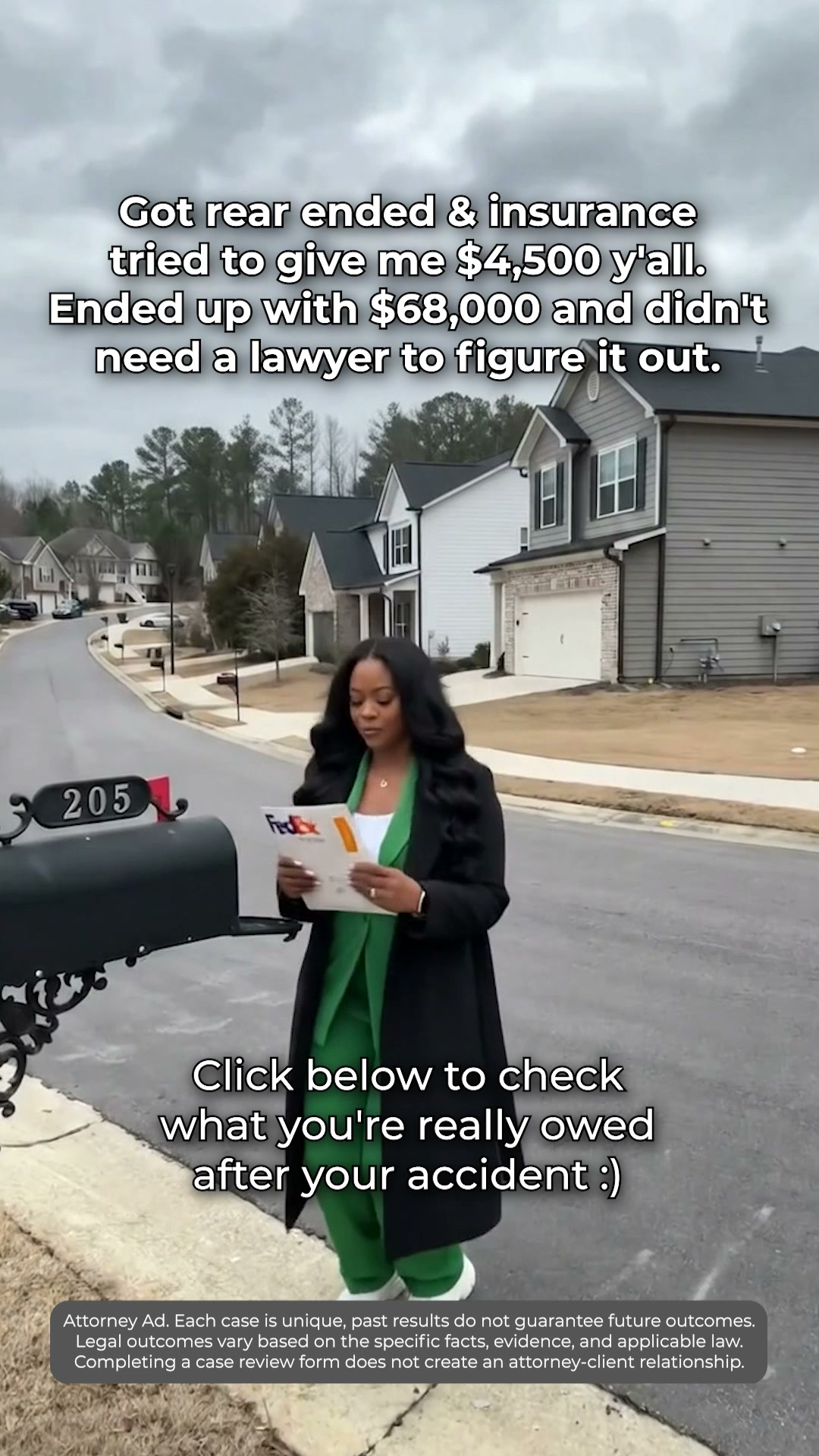 Top Crash Lawyer Facebook ad: Your Accident Claim May Be Worth 3-5× More