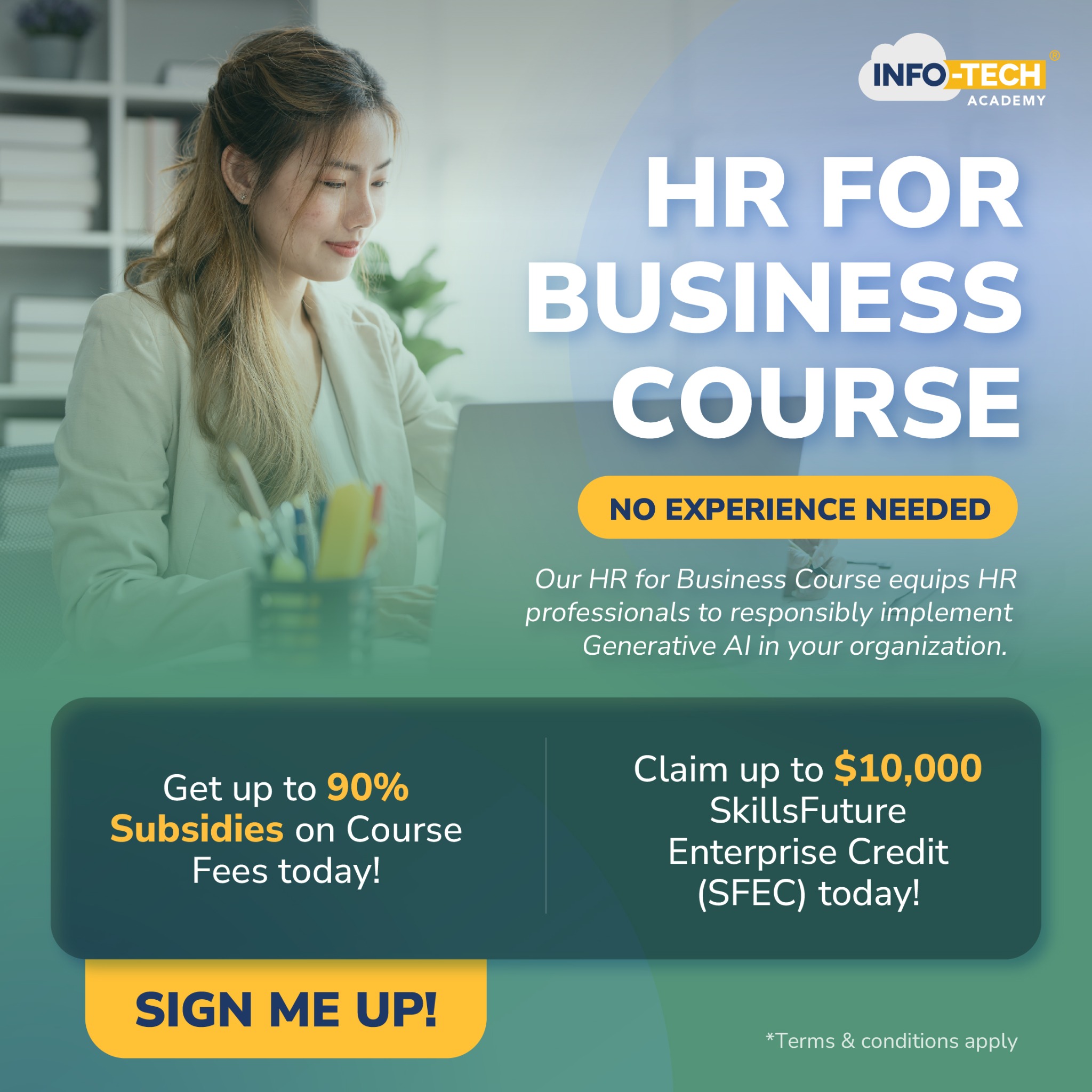 Info-Tech Academy Facebook ad