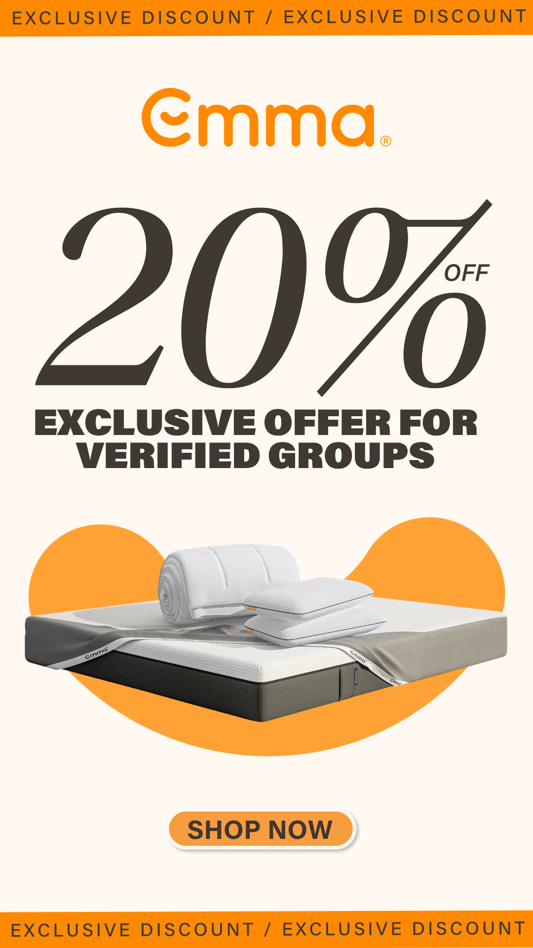 Emma Sleep UK Facebook ad