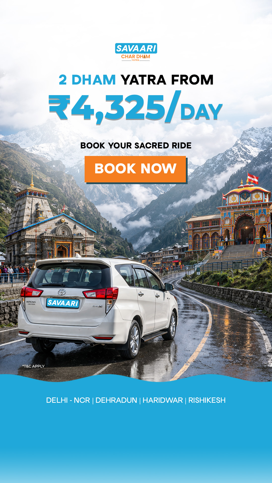 Savaari Car Rentals Facebook ad from May 11, 2026