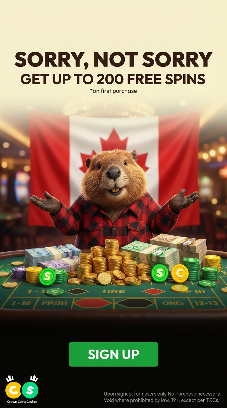 CrownCoins Casino Facebook ad from Feb 16, 2026