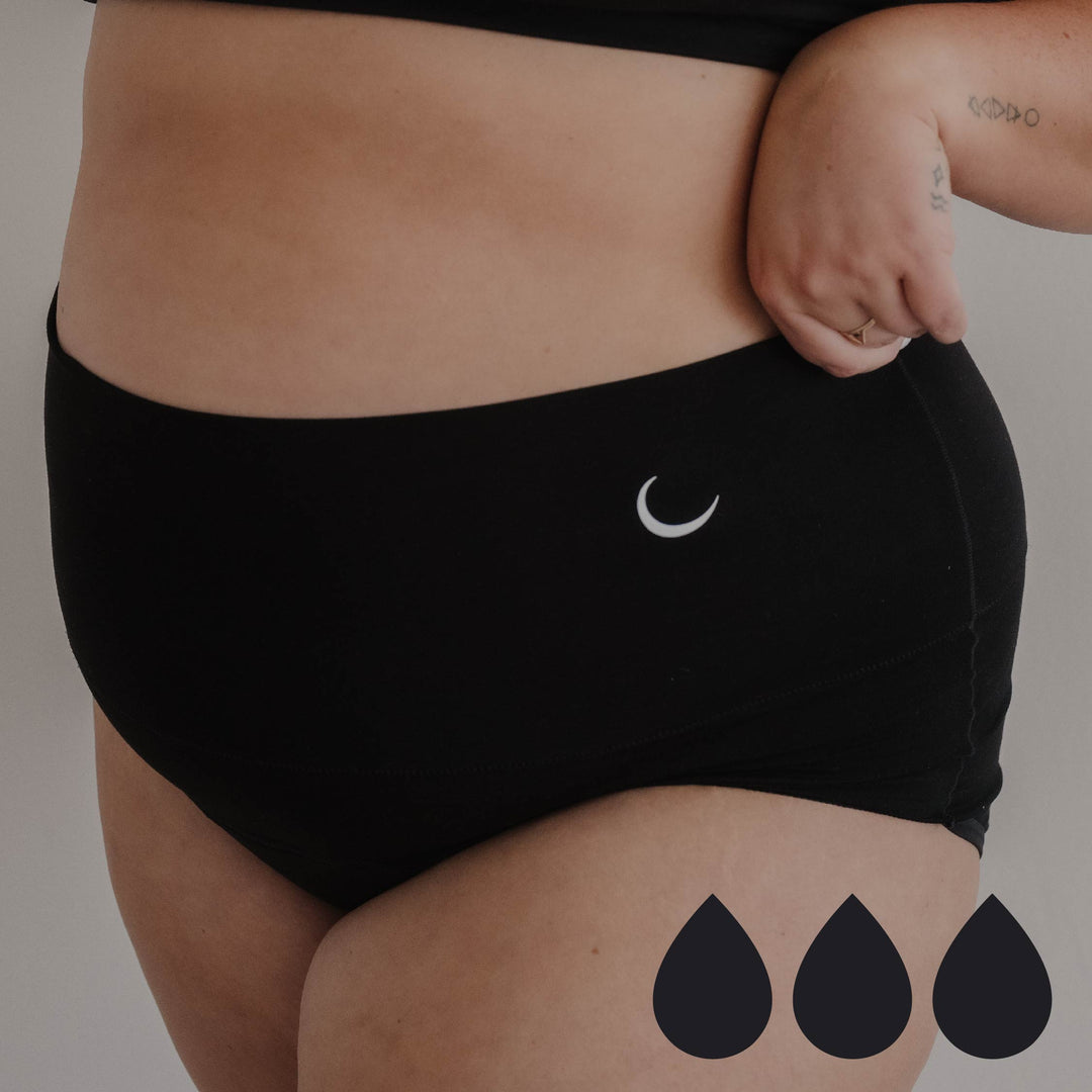 Wild Moon Underwear Facebook ad: Non-Toxic Period Underwear