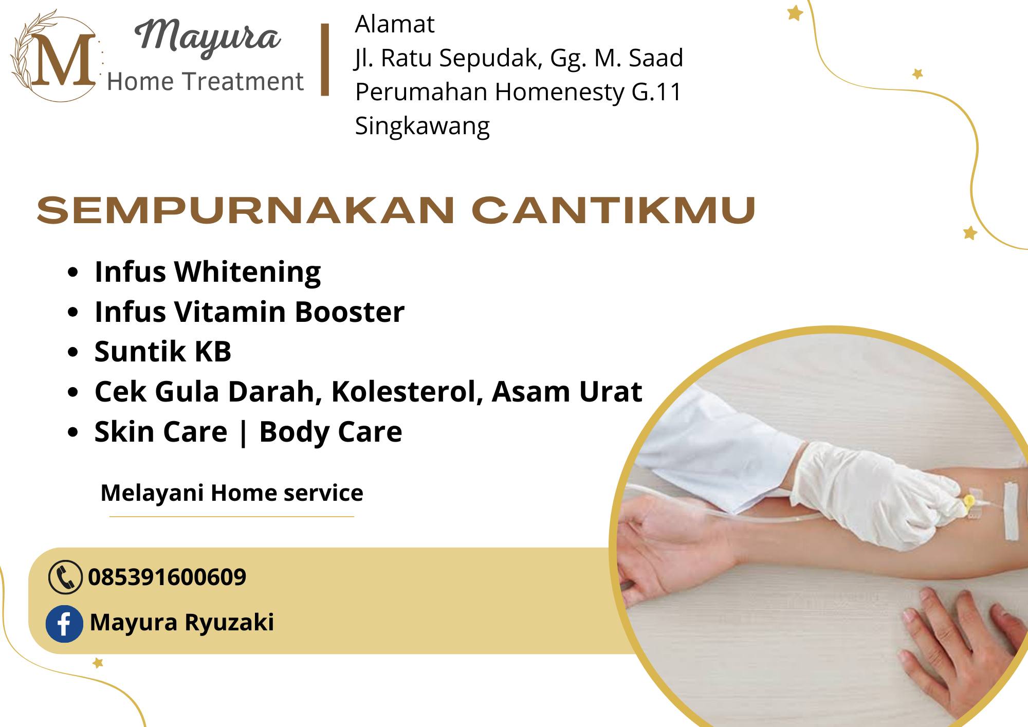 Mayura Beauty Singkawang Facebook ad: Pas lebaran ketemu orang-orang udah pada Glowing