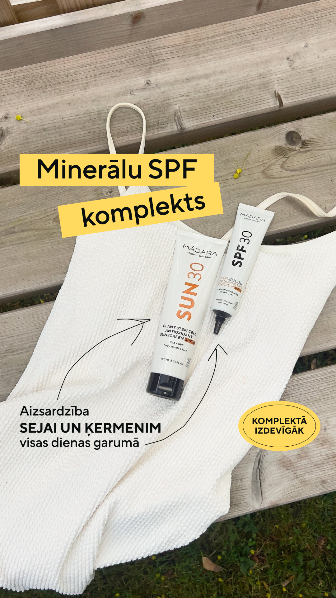 Mádara Organic Skincare Facebook ad