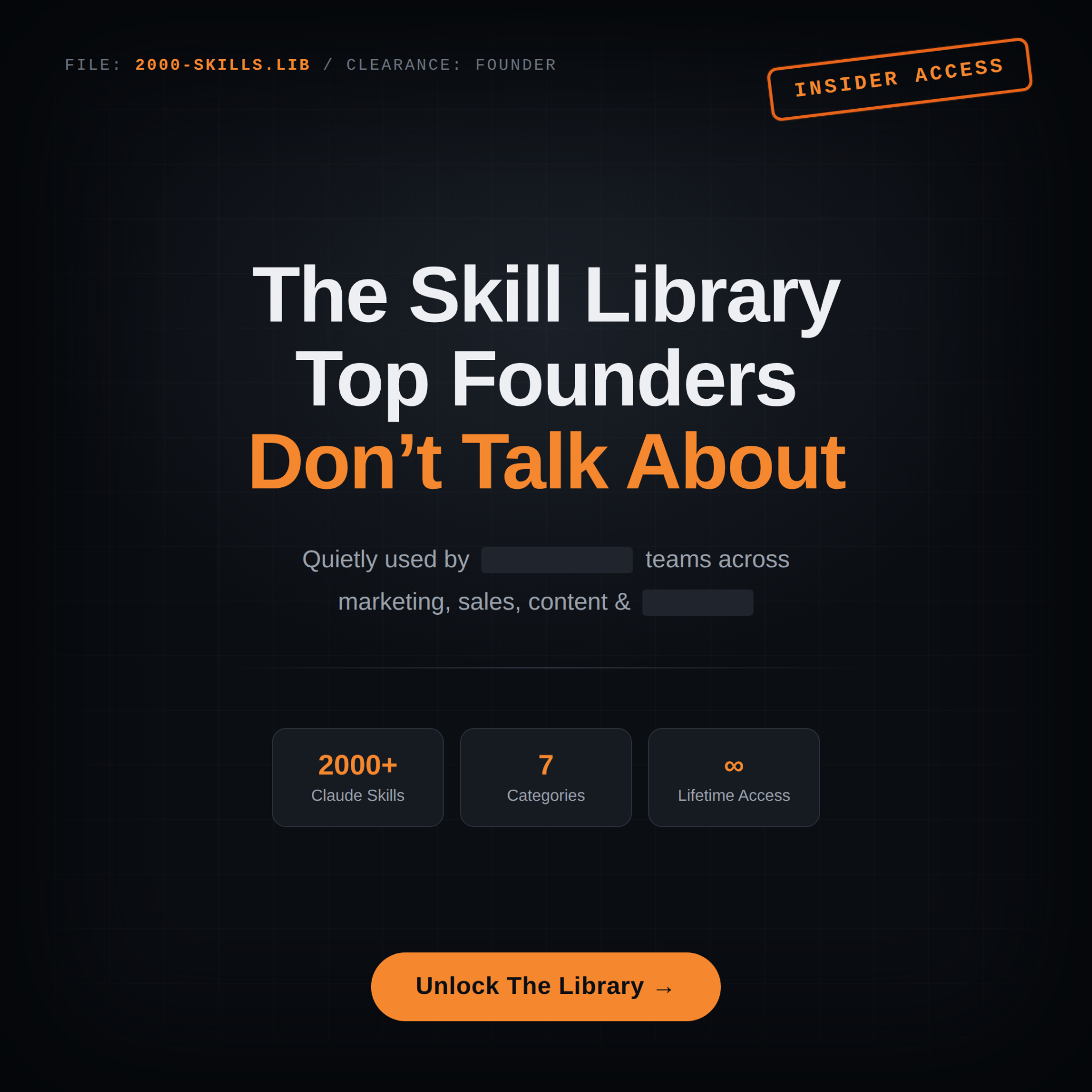 AI Avalanche Facebook ad: 2,000+ Claude Skills for just $15