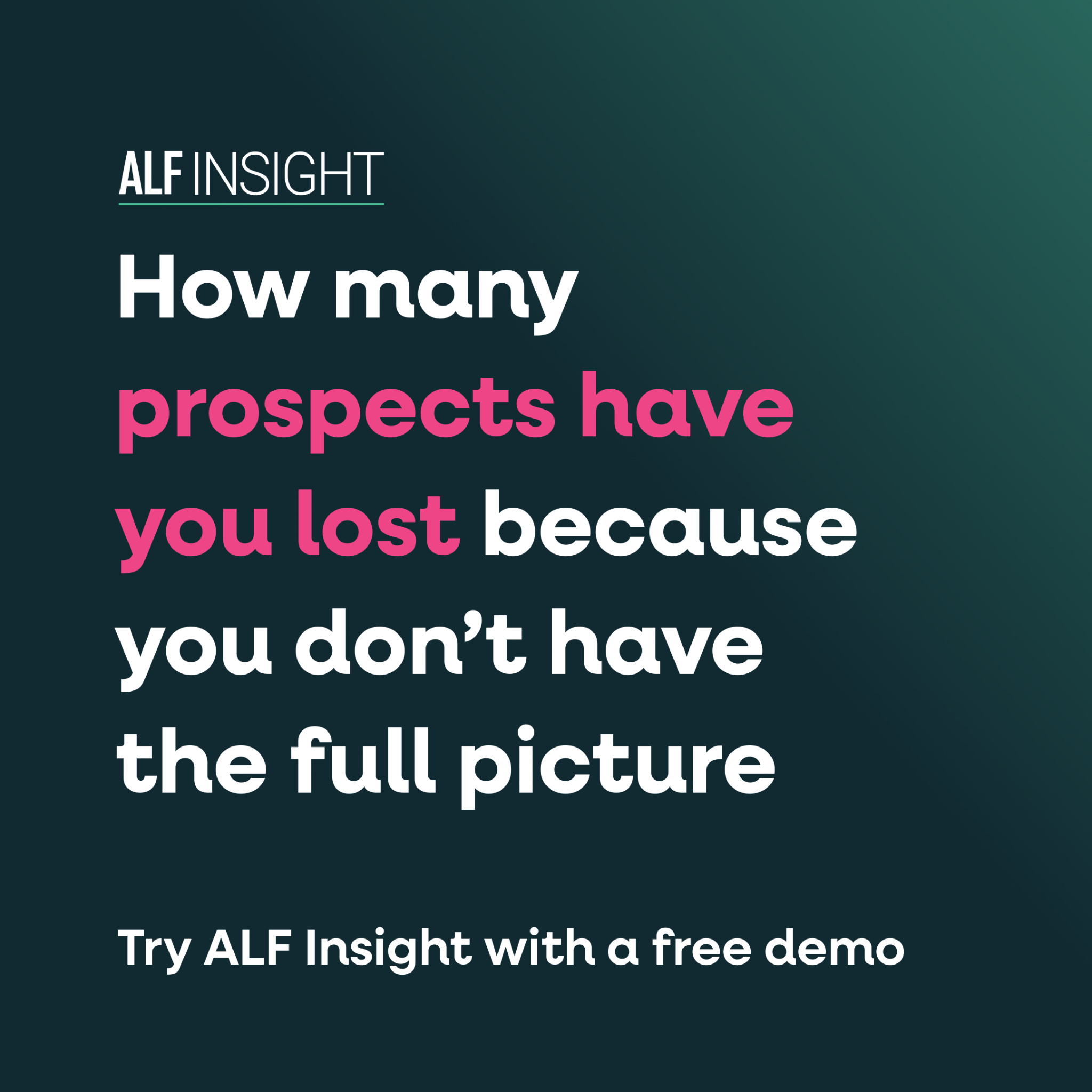 ALF Insight Facebook ad