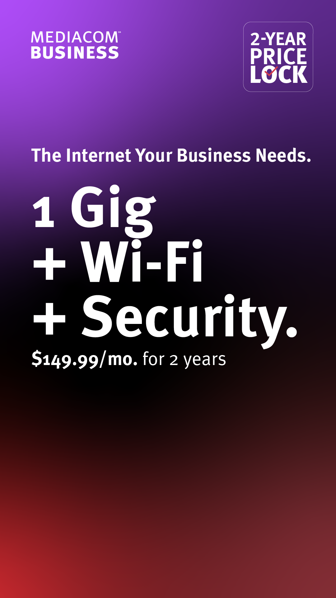 Mediacom Business Facebook ad