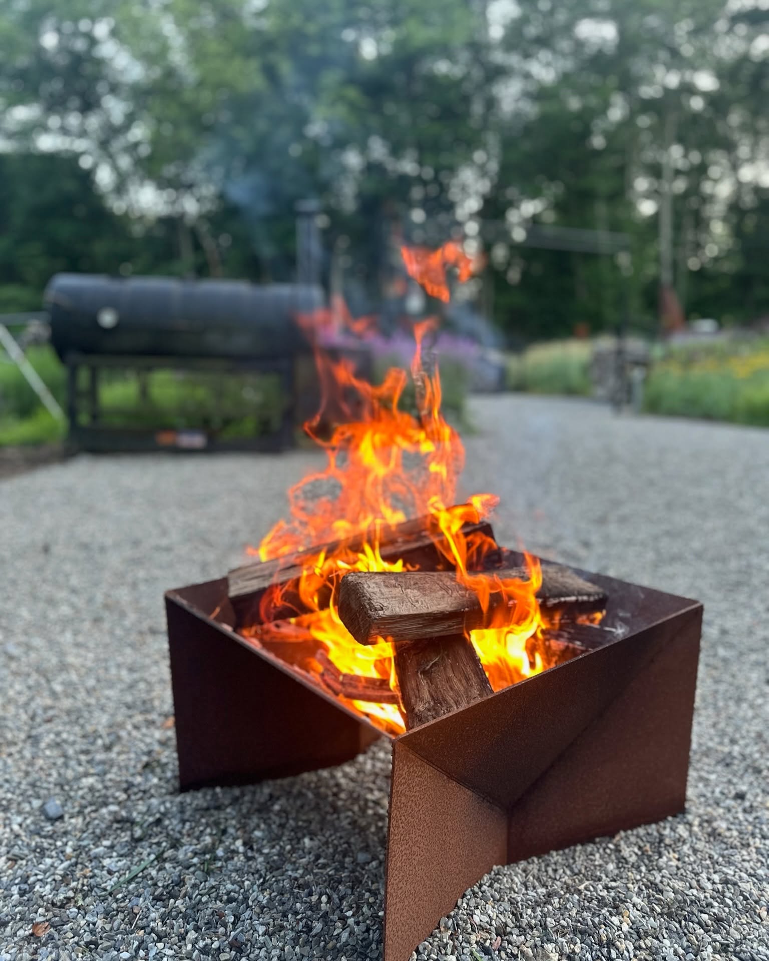 John Rupich Facebook ad: Corten Steel Fire Pit