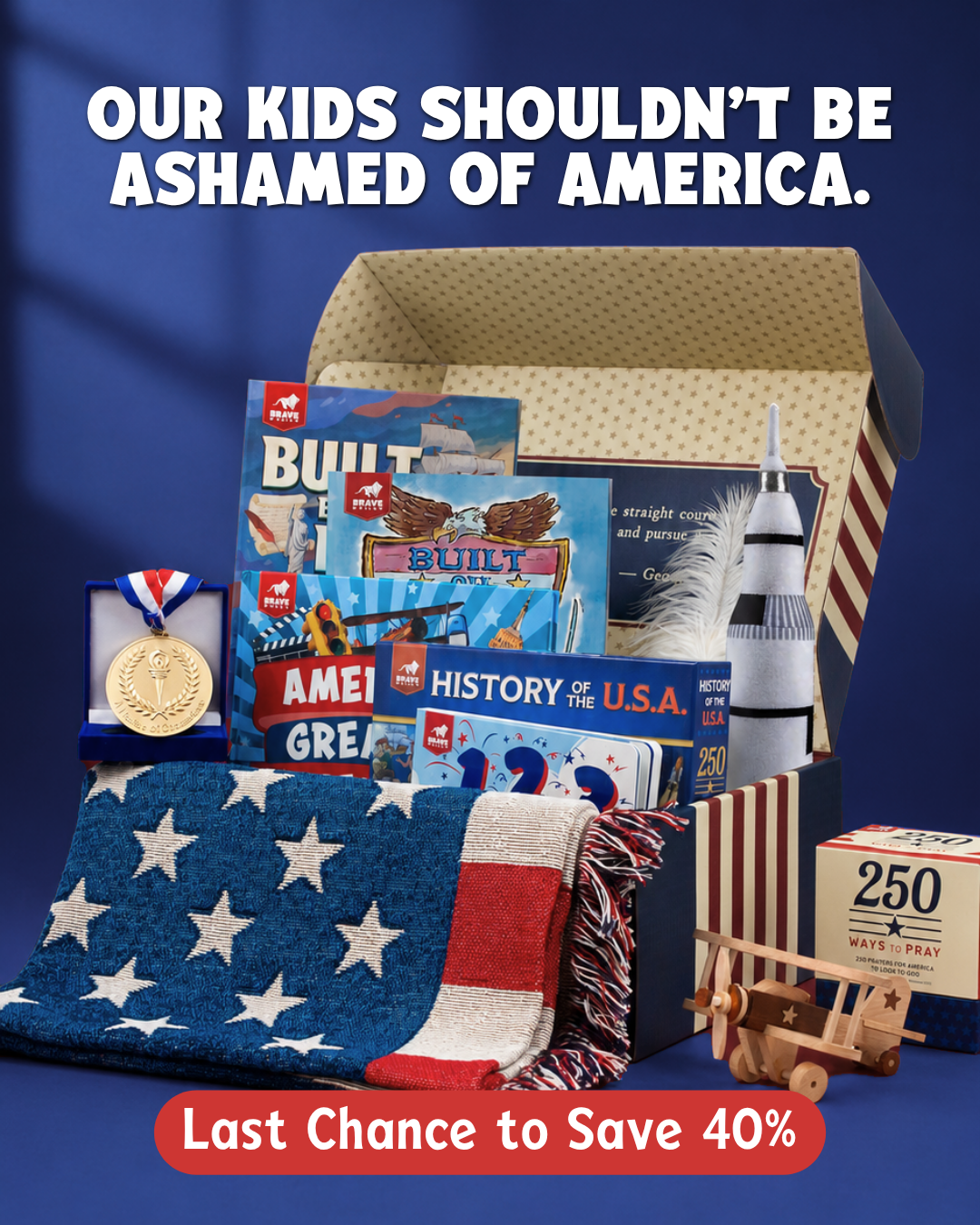 BRAVE Books Facebook ad