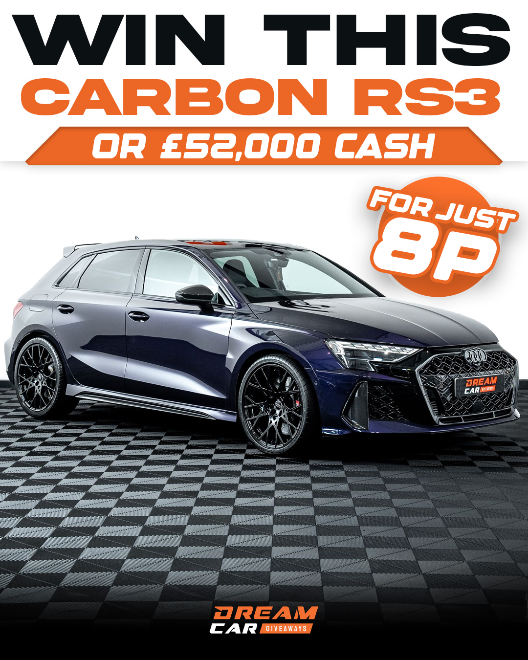 Dream Car Giveaways Facebook ad