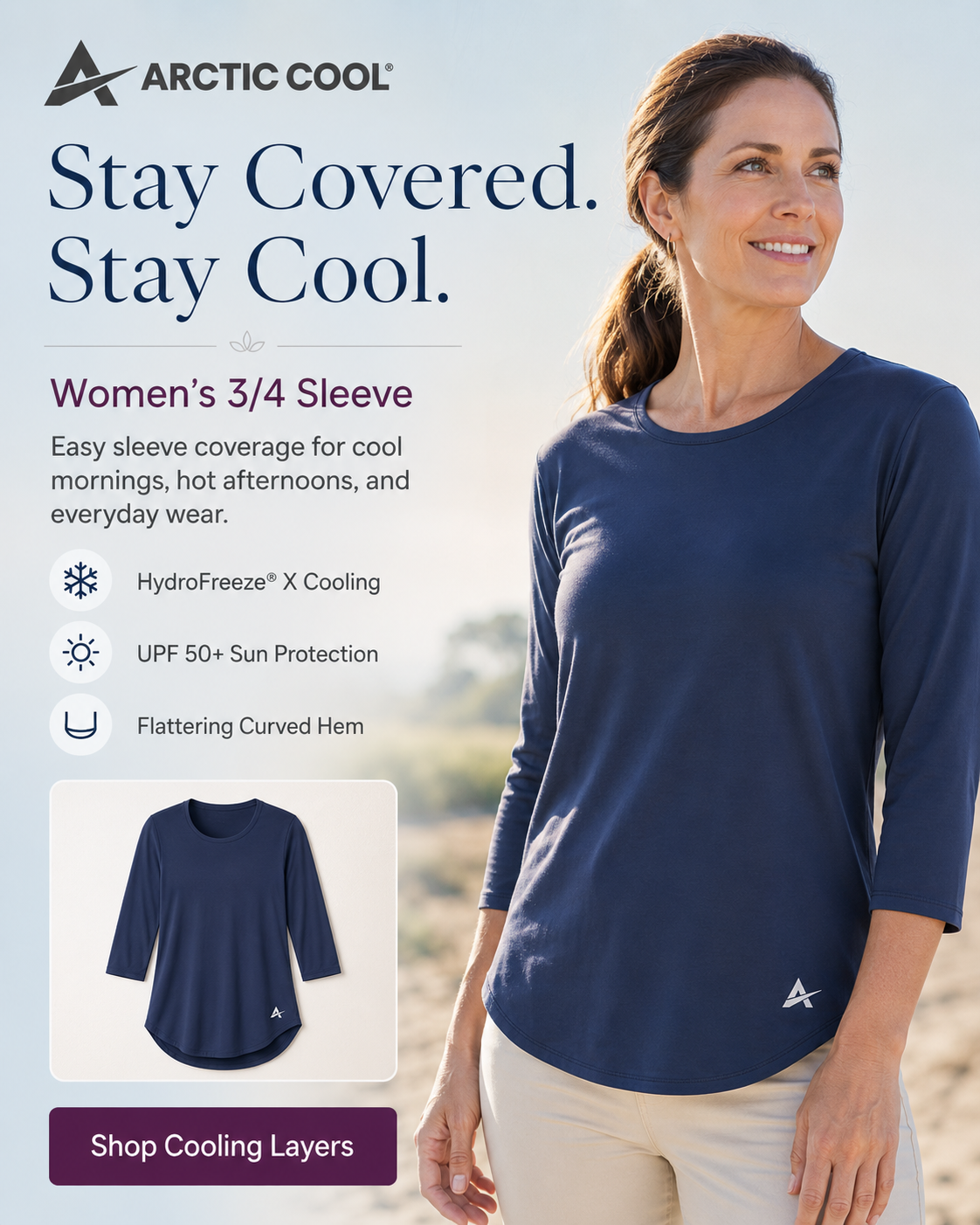 Arctic Cool Facebook ad