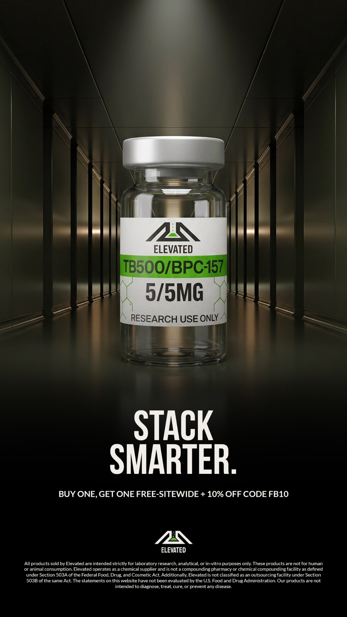 Elevated Labs Facebook ad